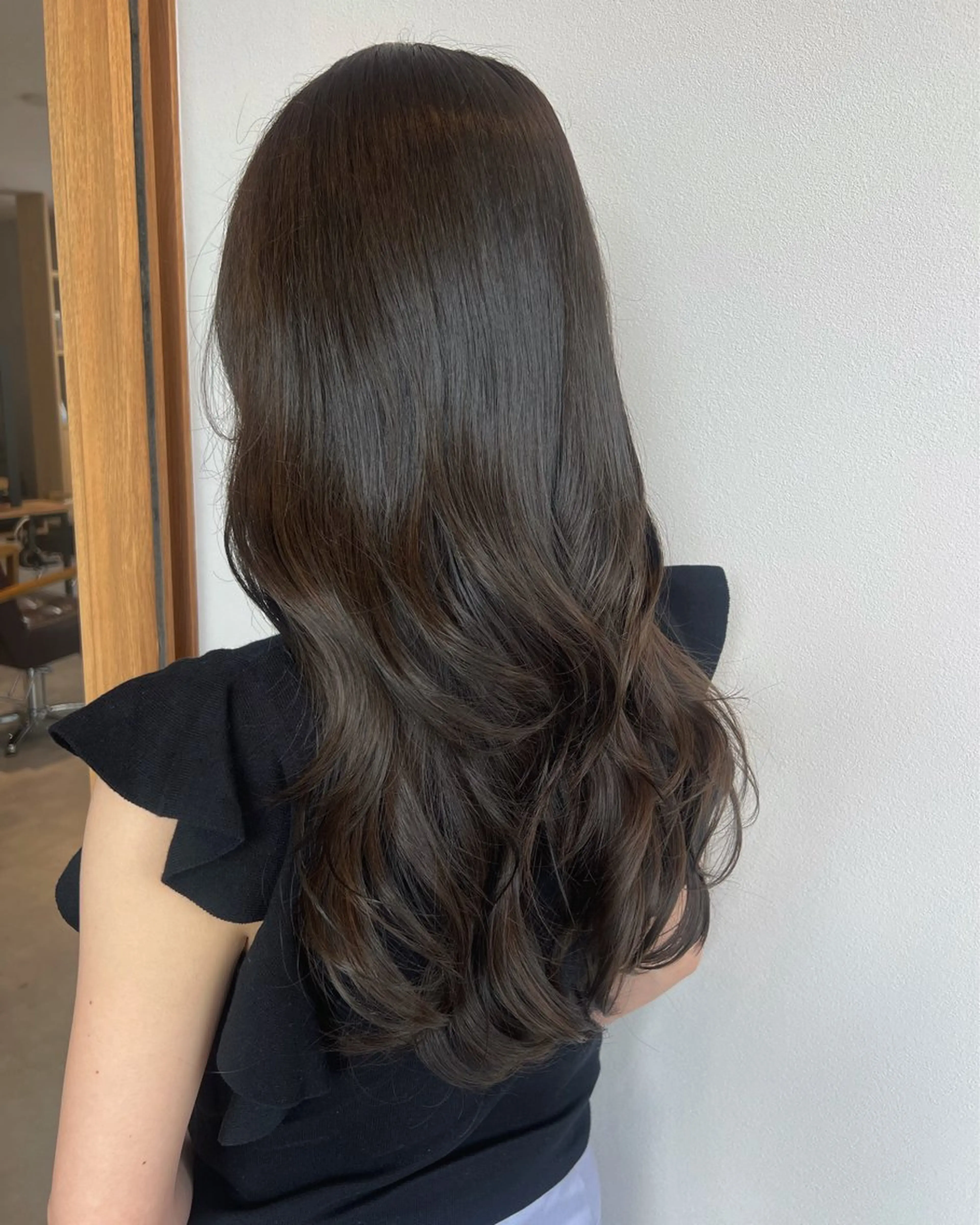 ロング カラー パーマ ヘアアレンジ メンズ ヘアカラー 透明感カラー/ 新潟万代/池野里衣のヘアスタイル