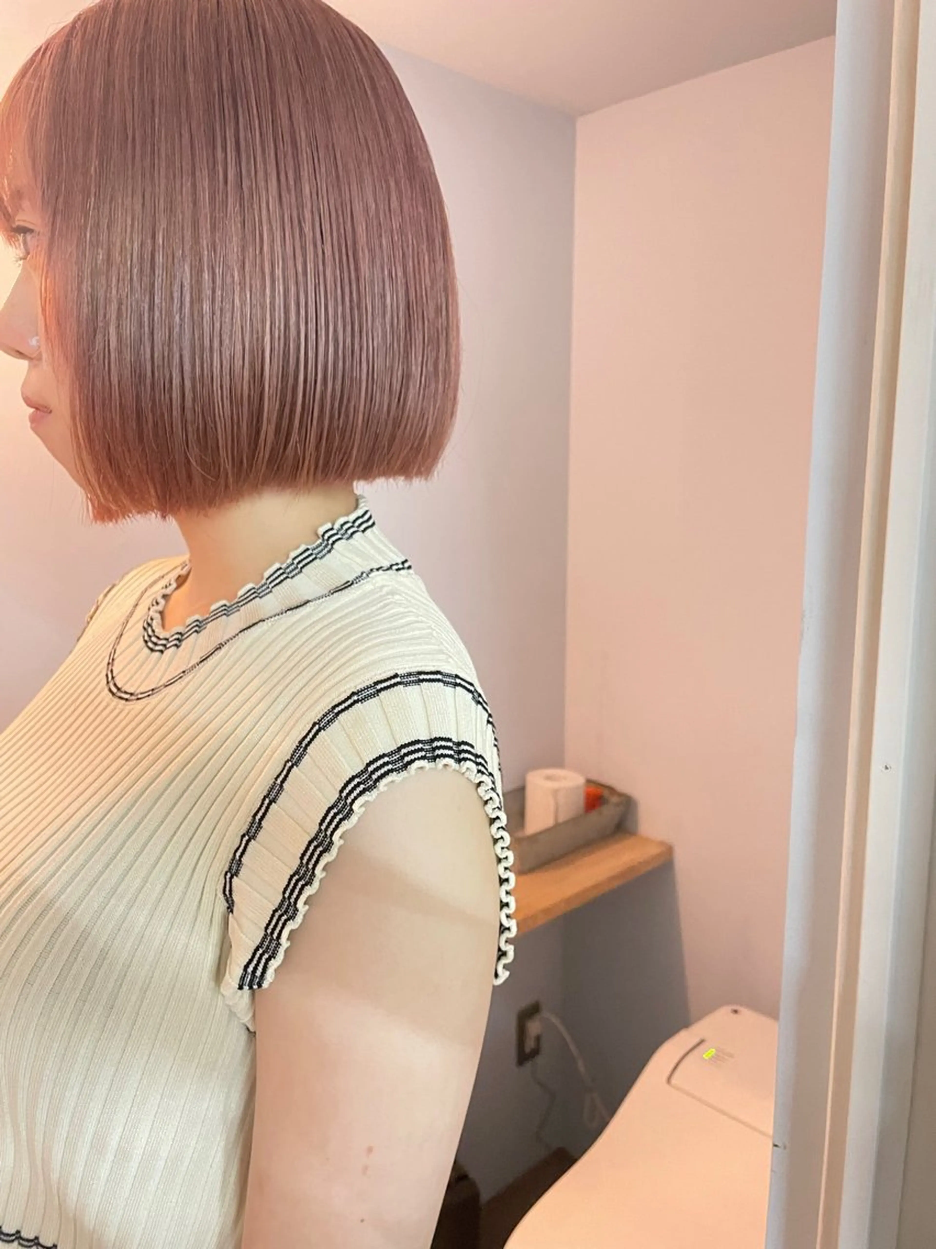 ショート ボブカットモデル/パ ーマ/harunaのヘアスタイル