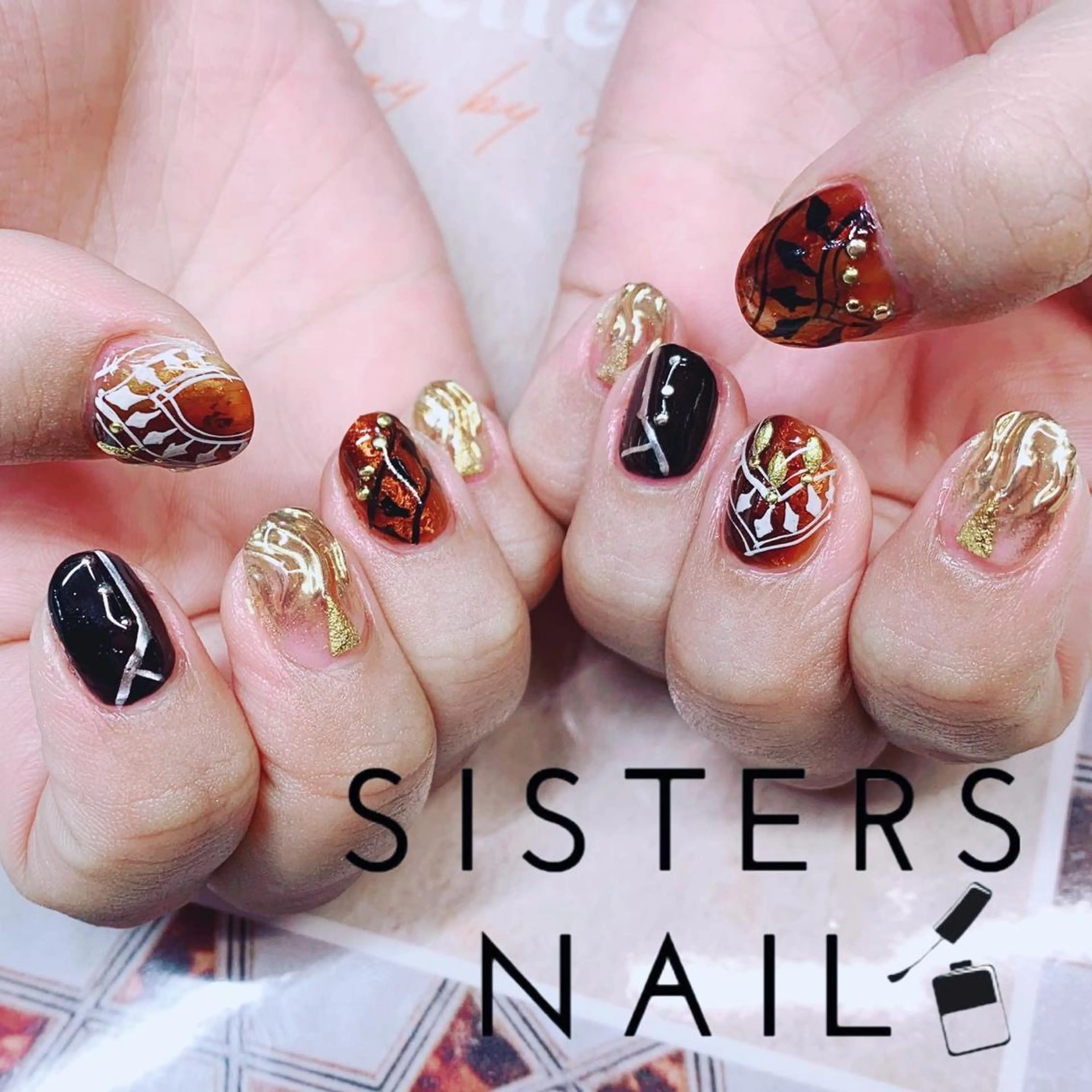 ネイル ハンドネイル ハンドケア sisters nail.fのネイルデザイン