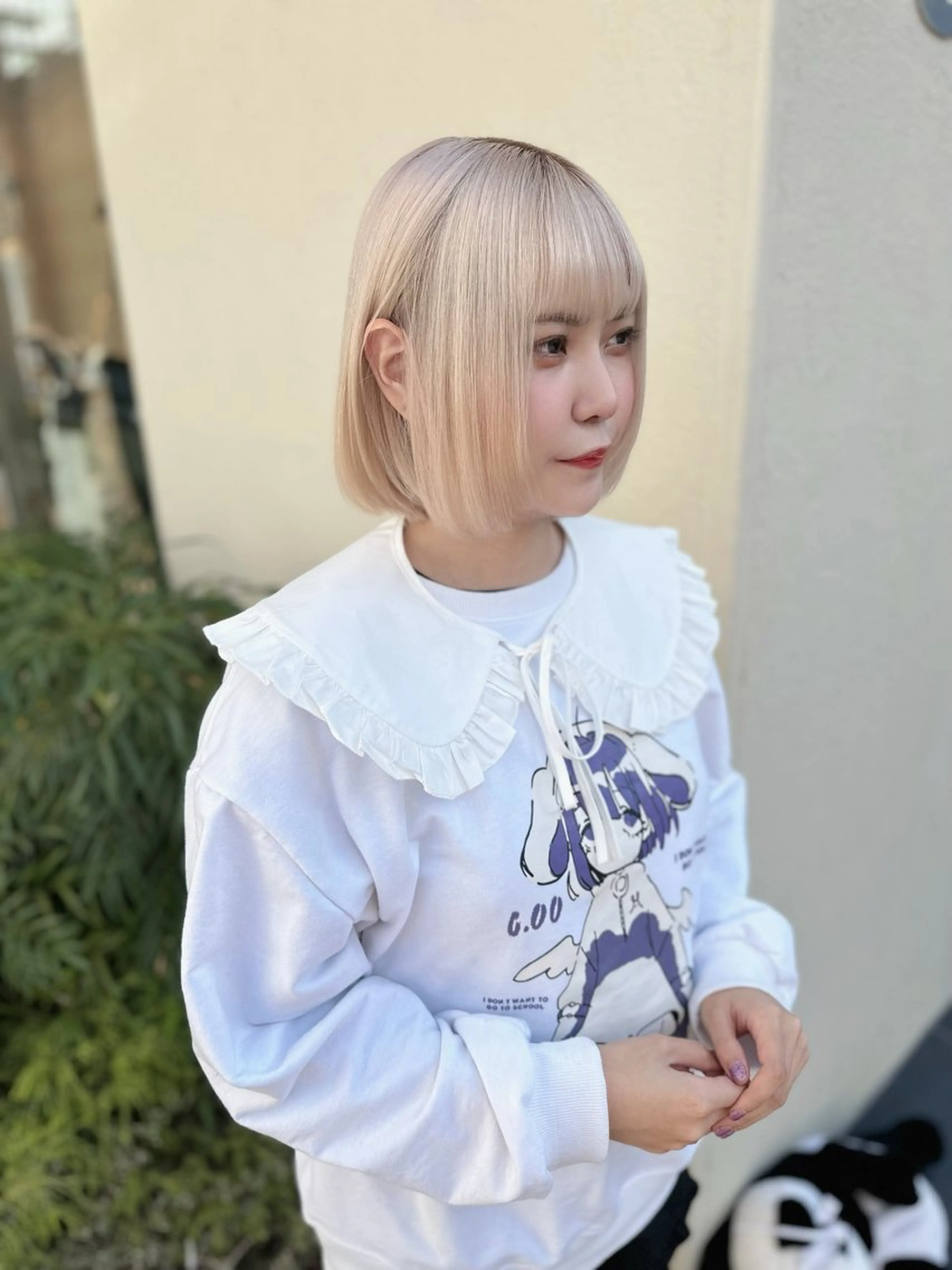 ショート カラー ウルフとハイトーン みっちー✂️のヘアスタイル