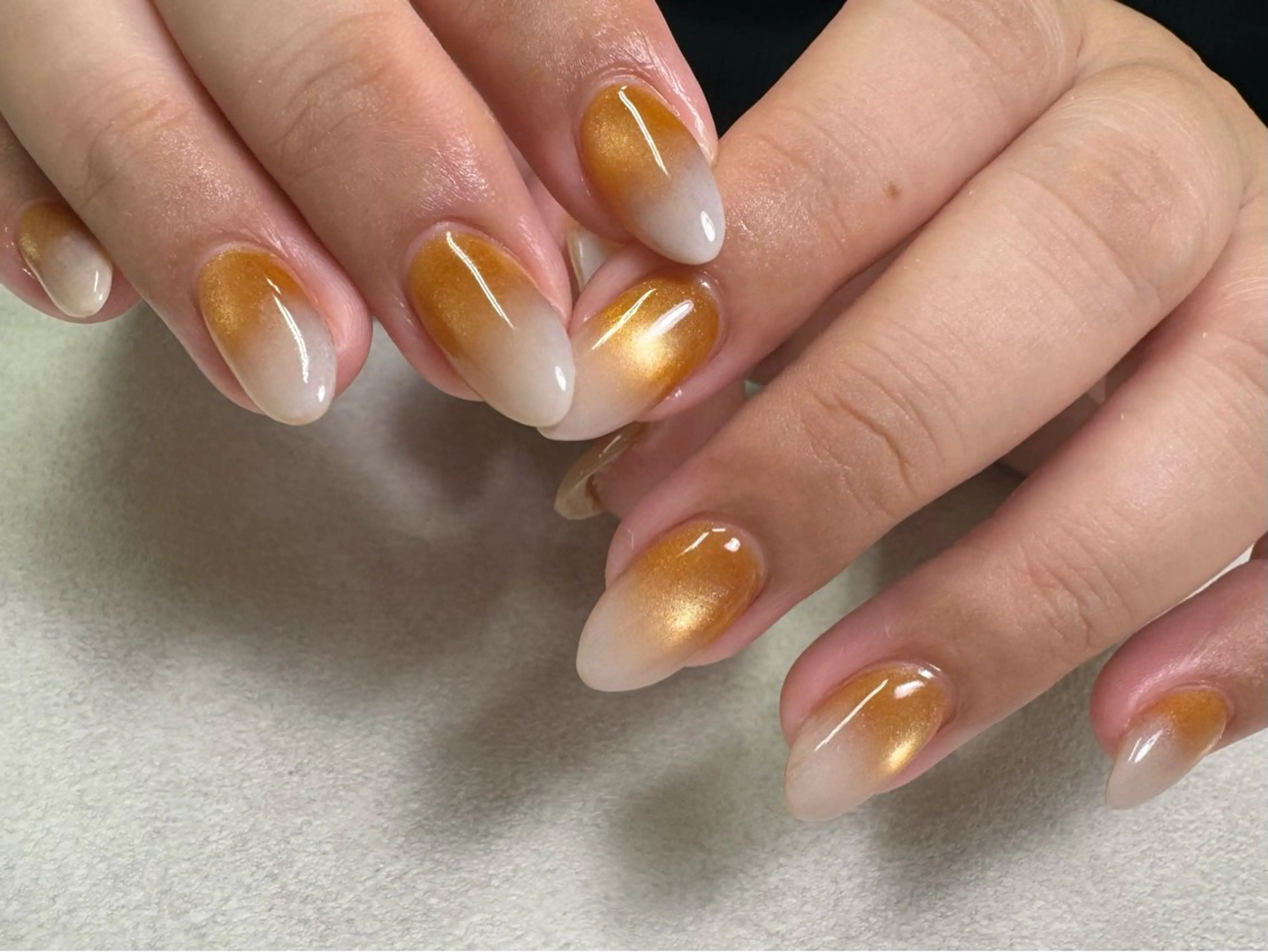 ネイル グラデーション マグネットネイル ハンドネイル Nail salon Genieのネイルデザイン