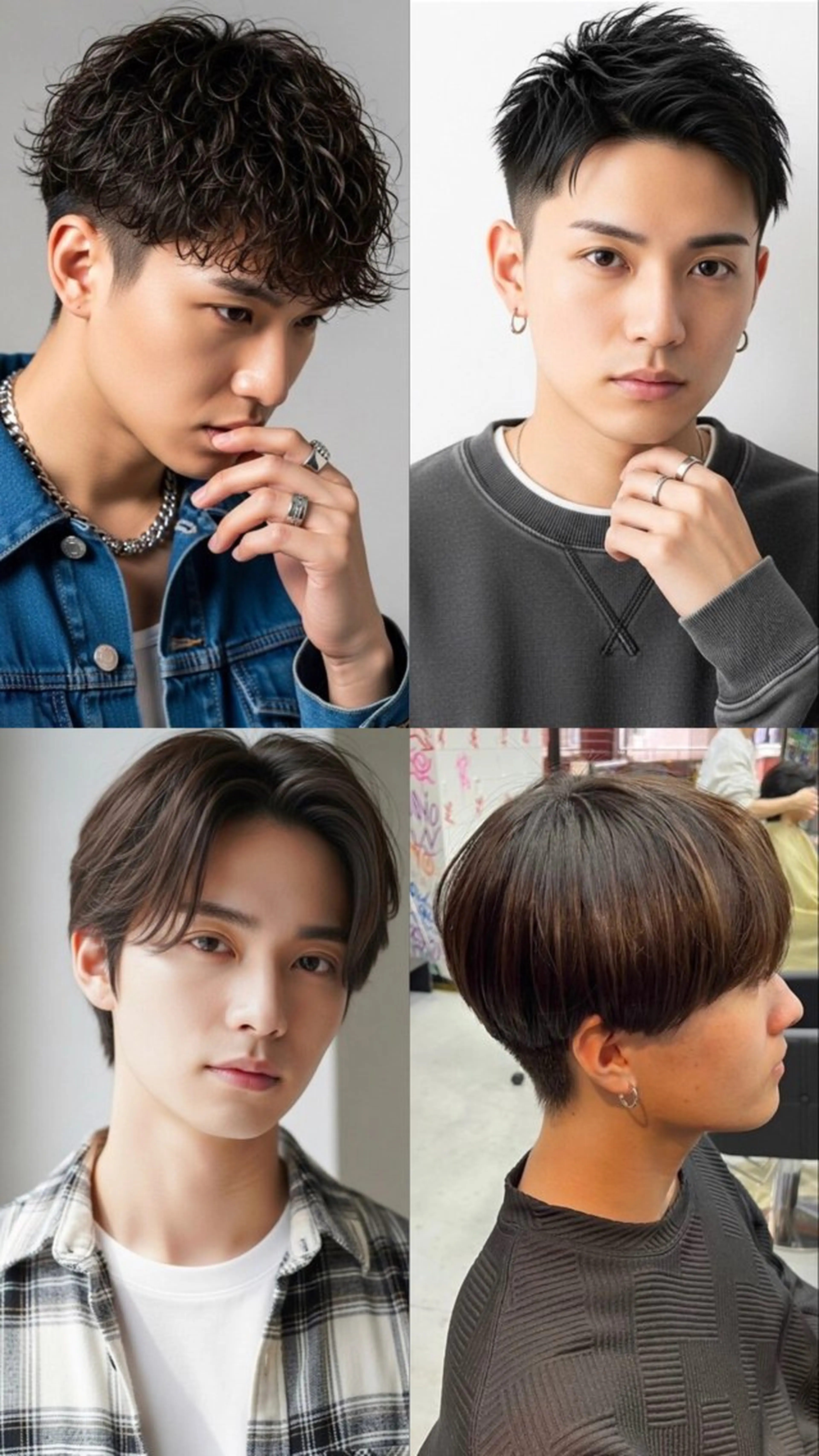 ショート パーマ メンズ 野宮 叶碧のヘアスタイル