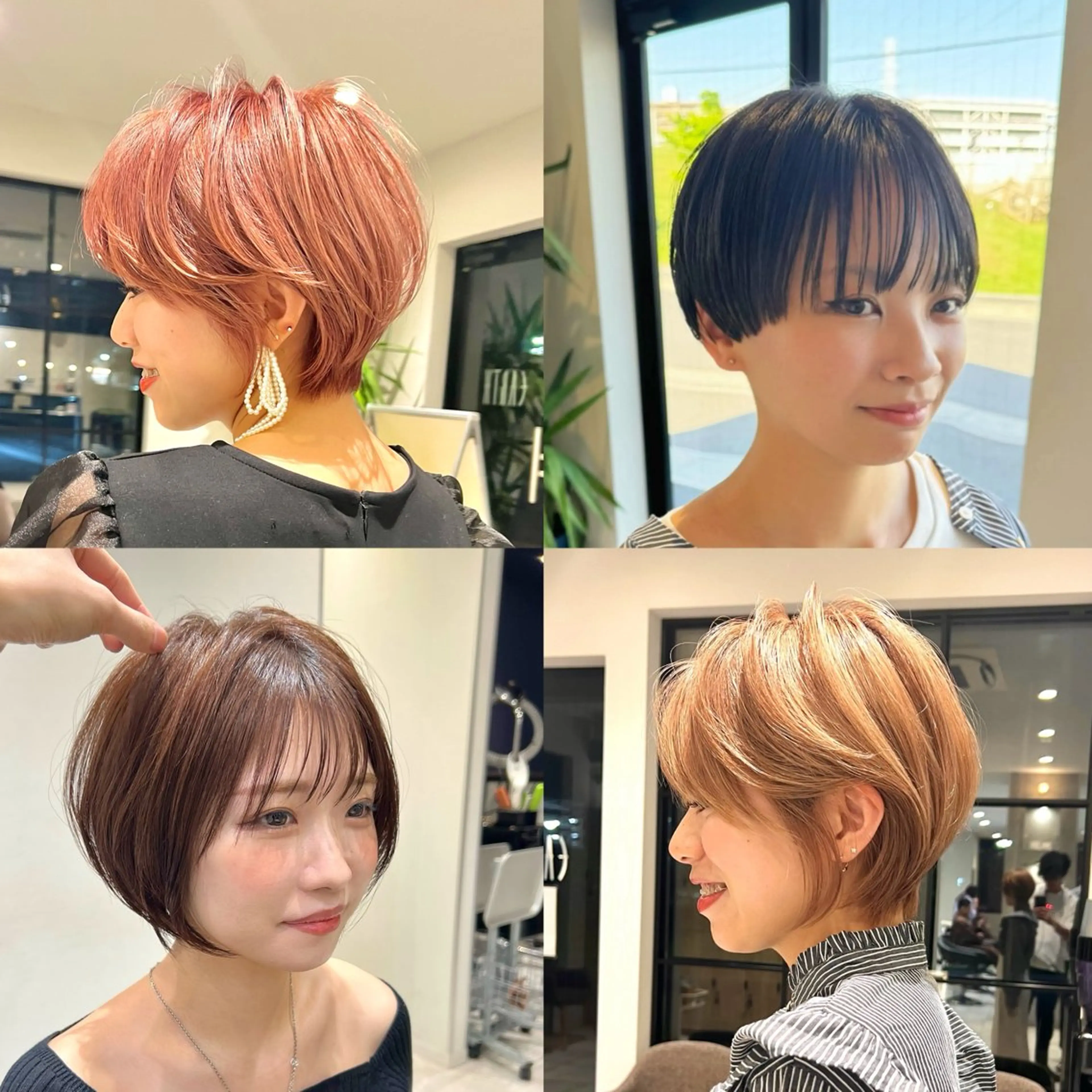ショート ショートヘア カット ヘアカラー トリートメント EARTH八潮 樋口のヘアスタイル