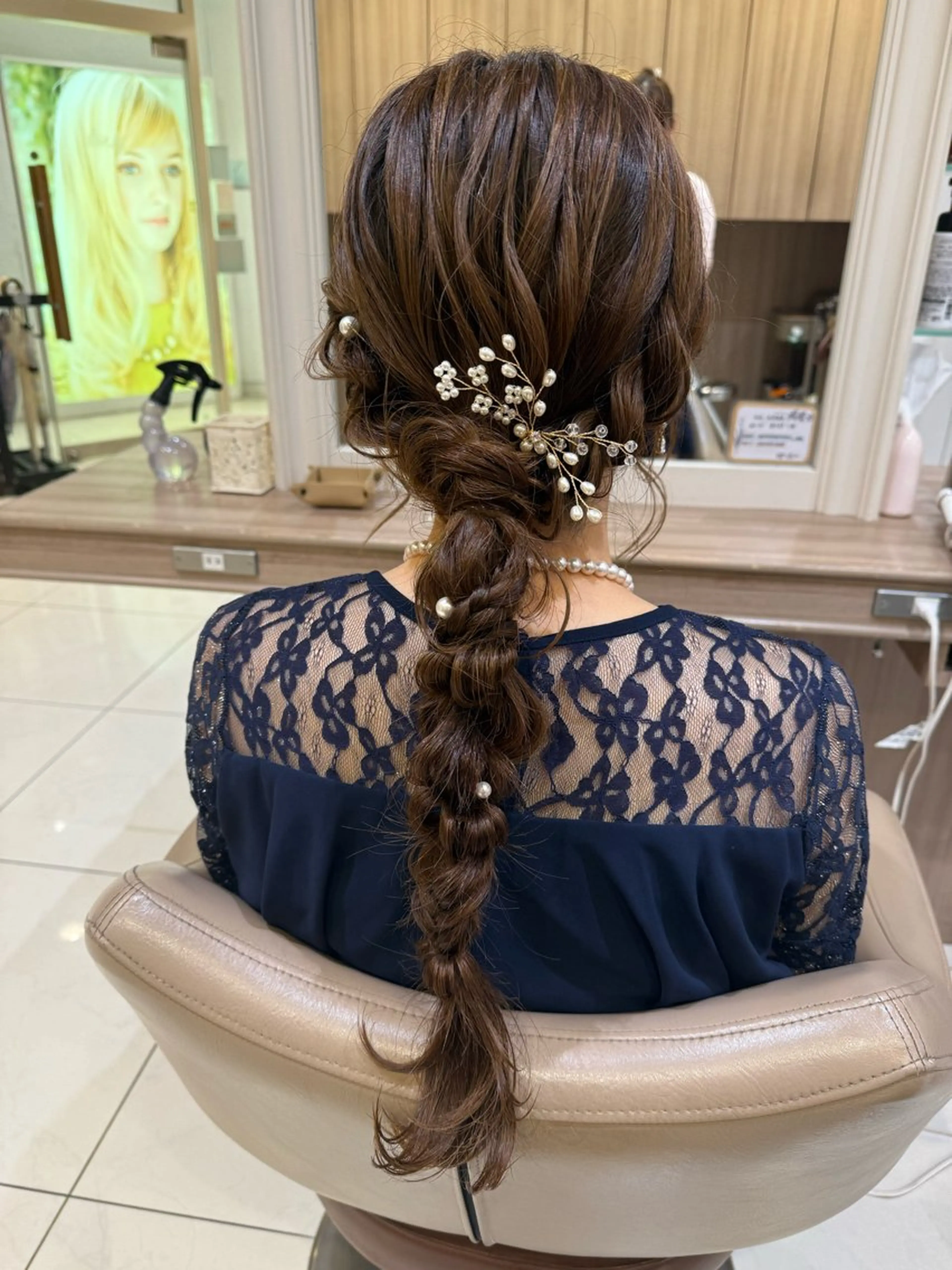 ロング ヘアアレンジ ヘアセット 韓国ヘアメイク🎀/ 縮毛矯正✨山本媛香のヘアスタイル