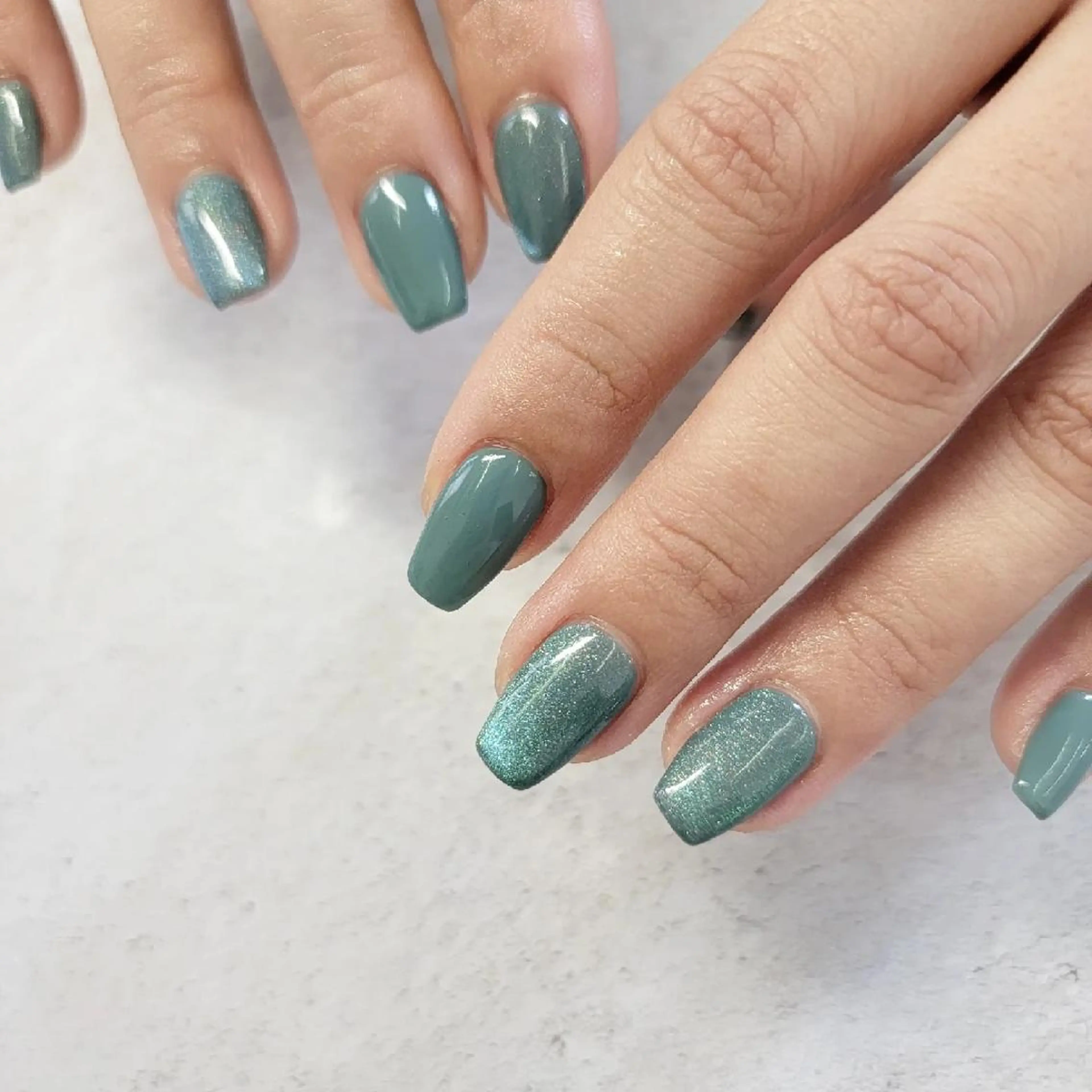 ネイル マグネットネイル ハンドネイル みよし市 nail salon*pomnal.co所属・Shimada Harukaのネイルデザイン