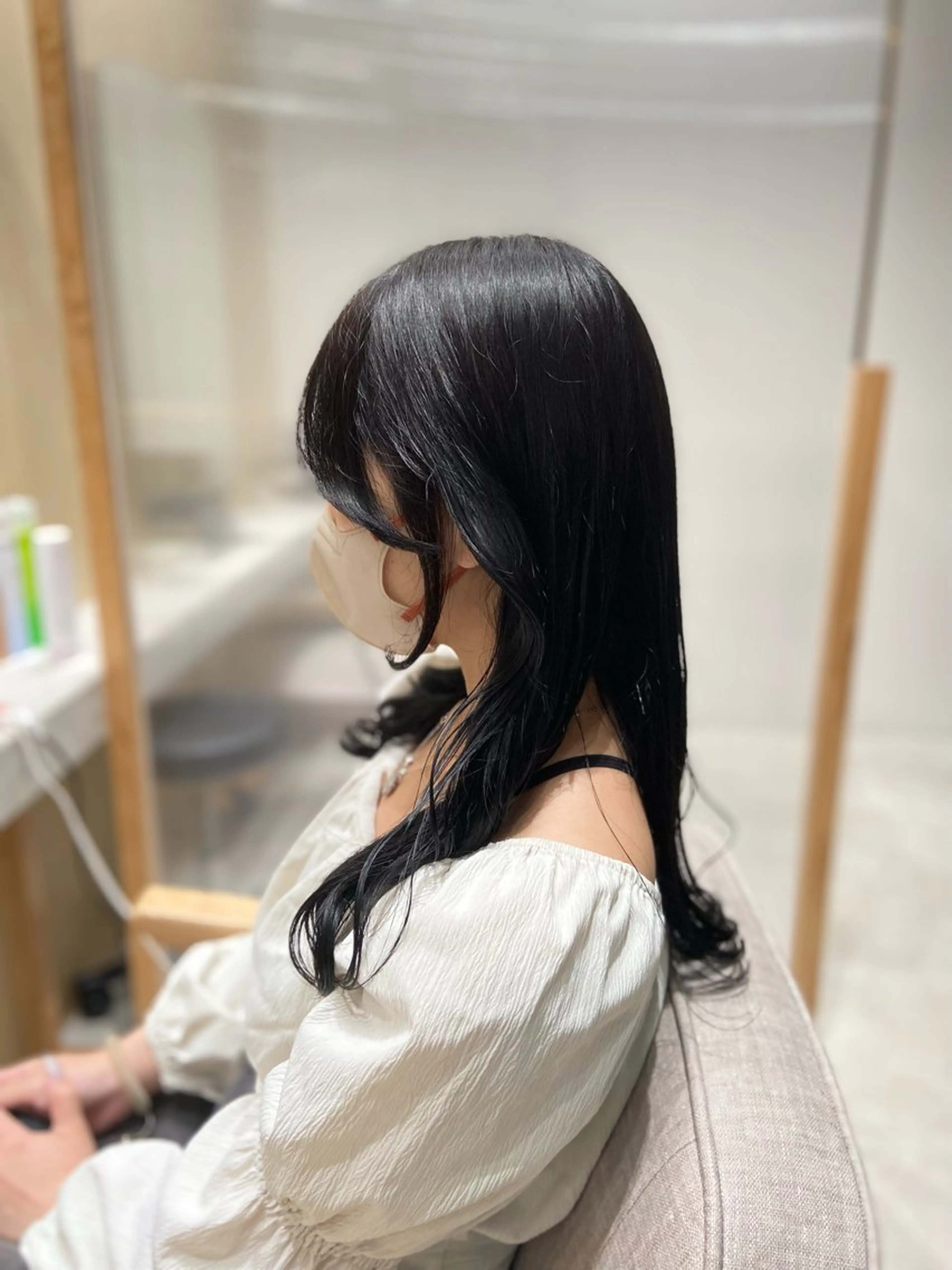 セミロング 🦉静かに過ごしたい 方、個室席🦉タナカのヘアスタイル