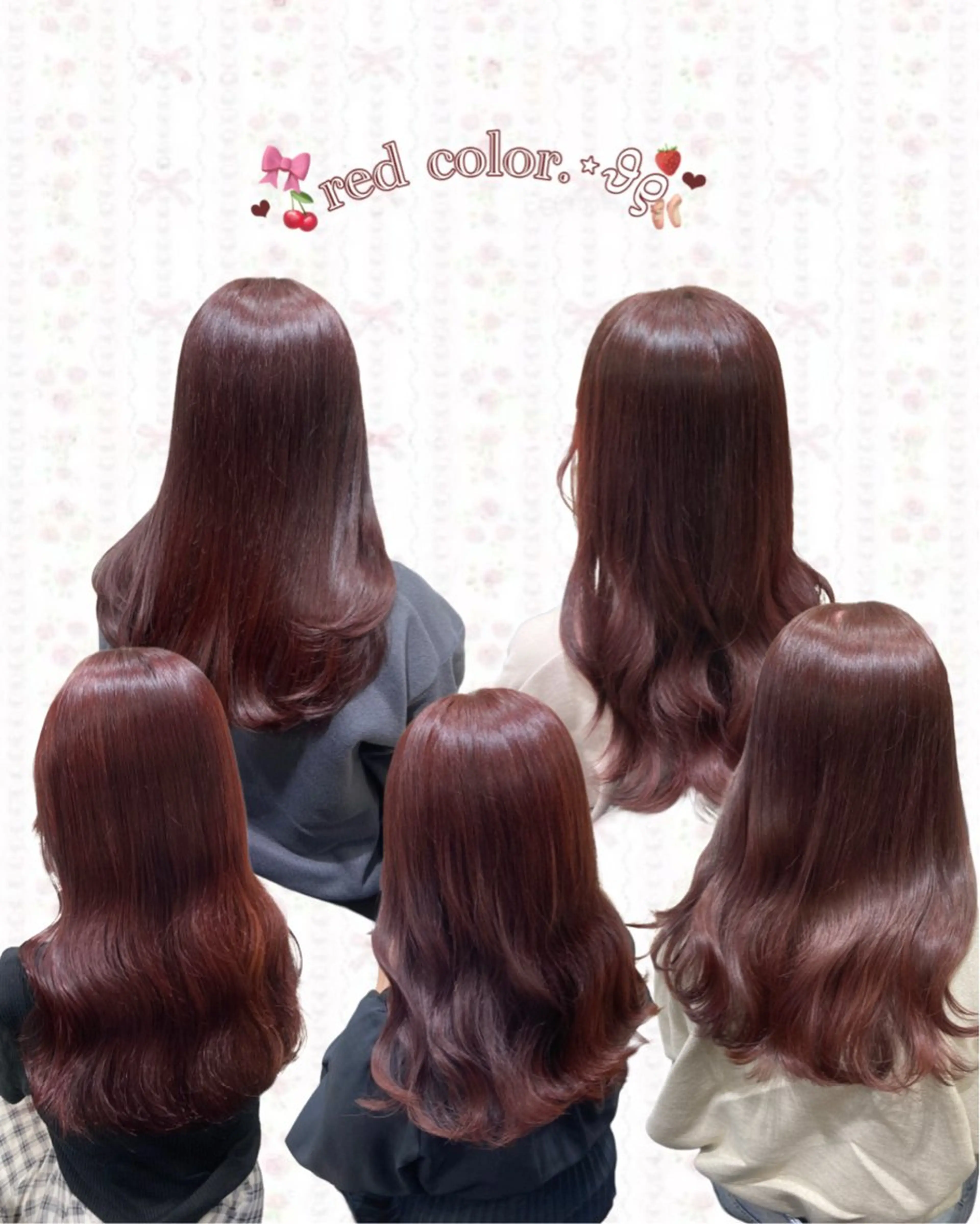 セミロング カラー 菅村 緋莉🎀ガーリーヘアのヘアスタイル