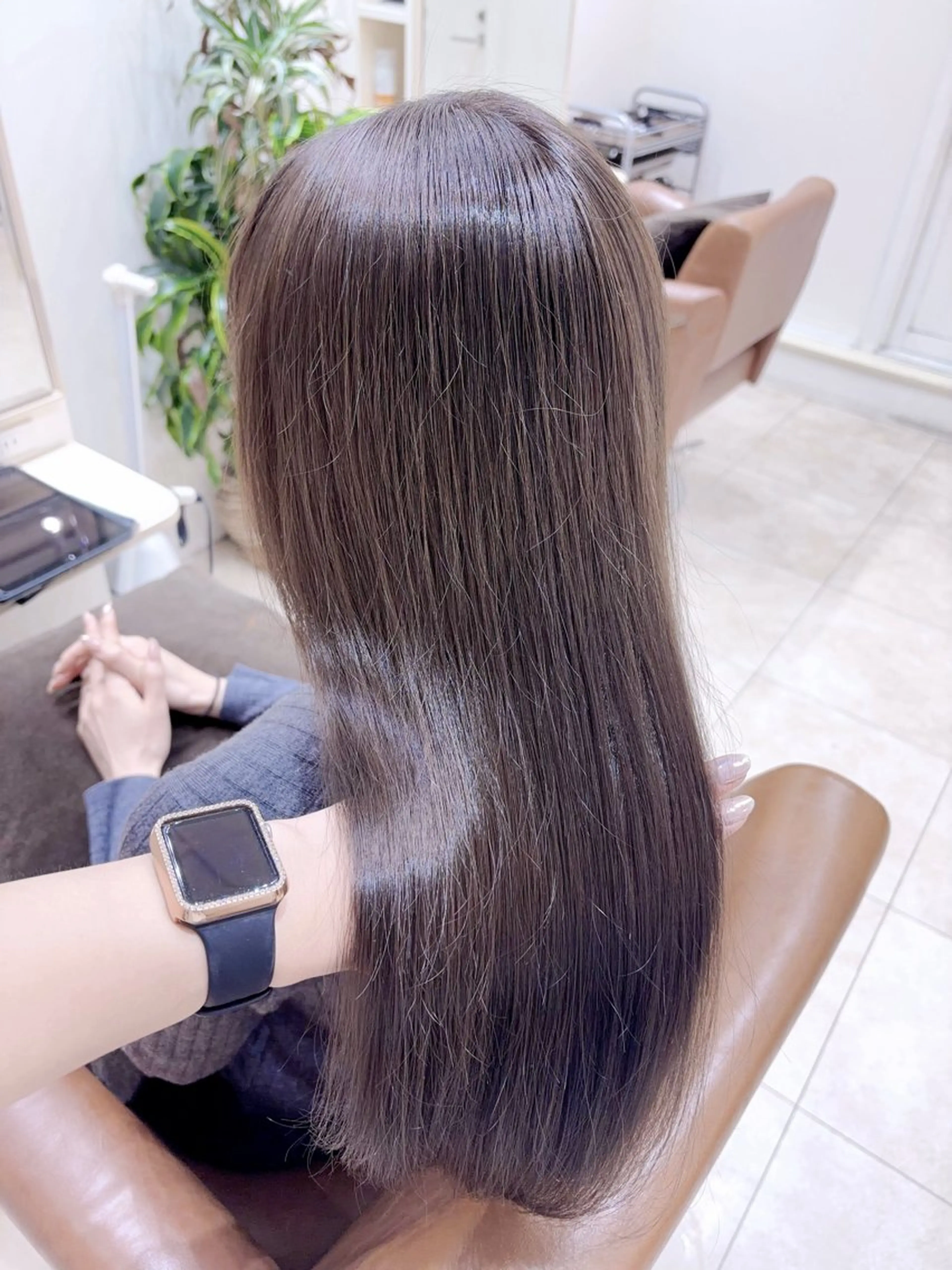 ロング カラー カット ヘアカラー トリートメント 村山 茉衣のヘアスタイル
