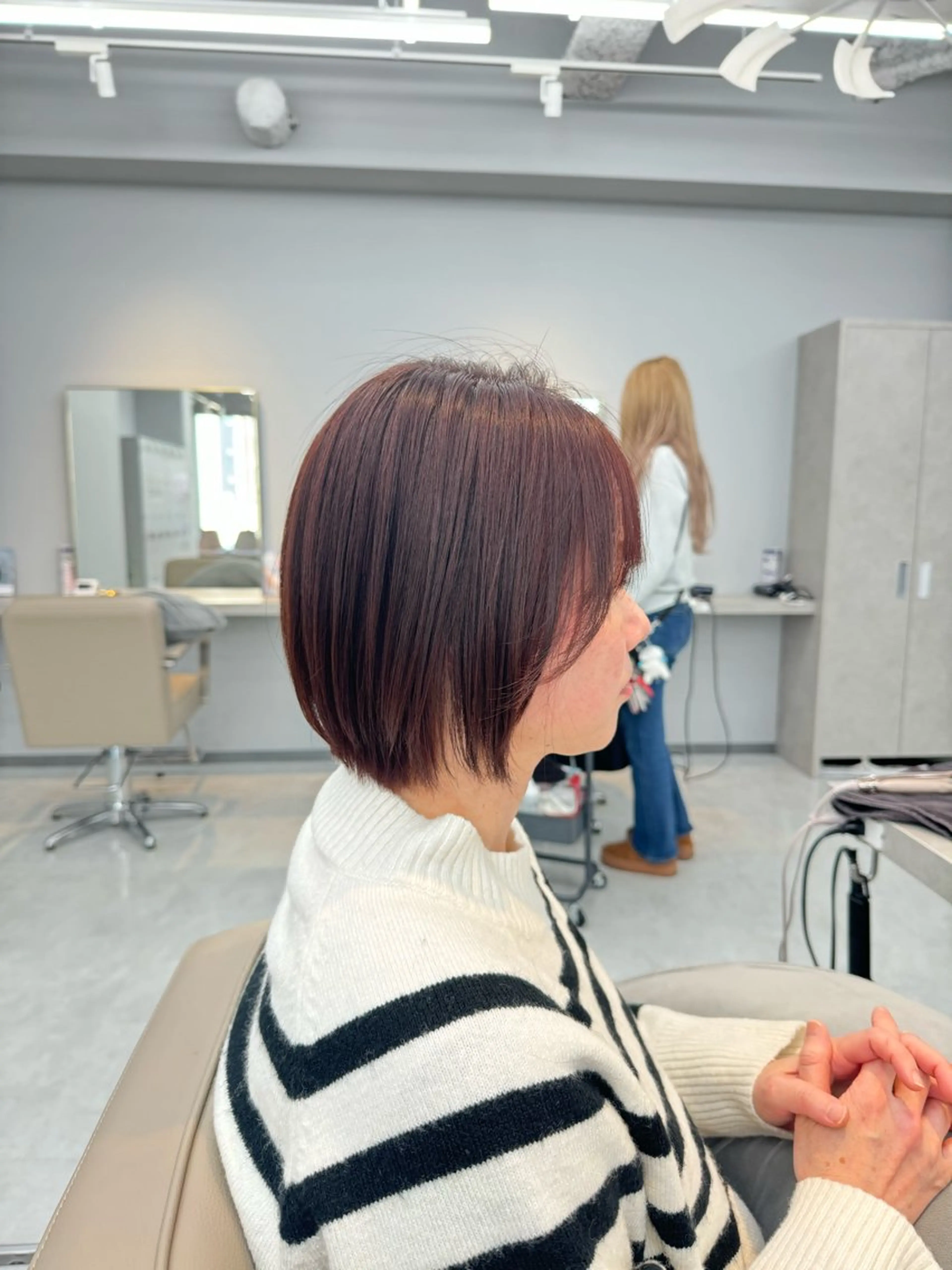 ショート カット ヘアカラー 縮毛矯正 金子明日香✨ショート /ボブ/髪質改善✨のヘアスタイル