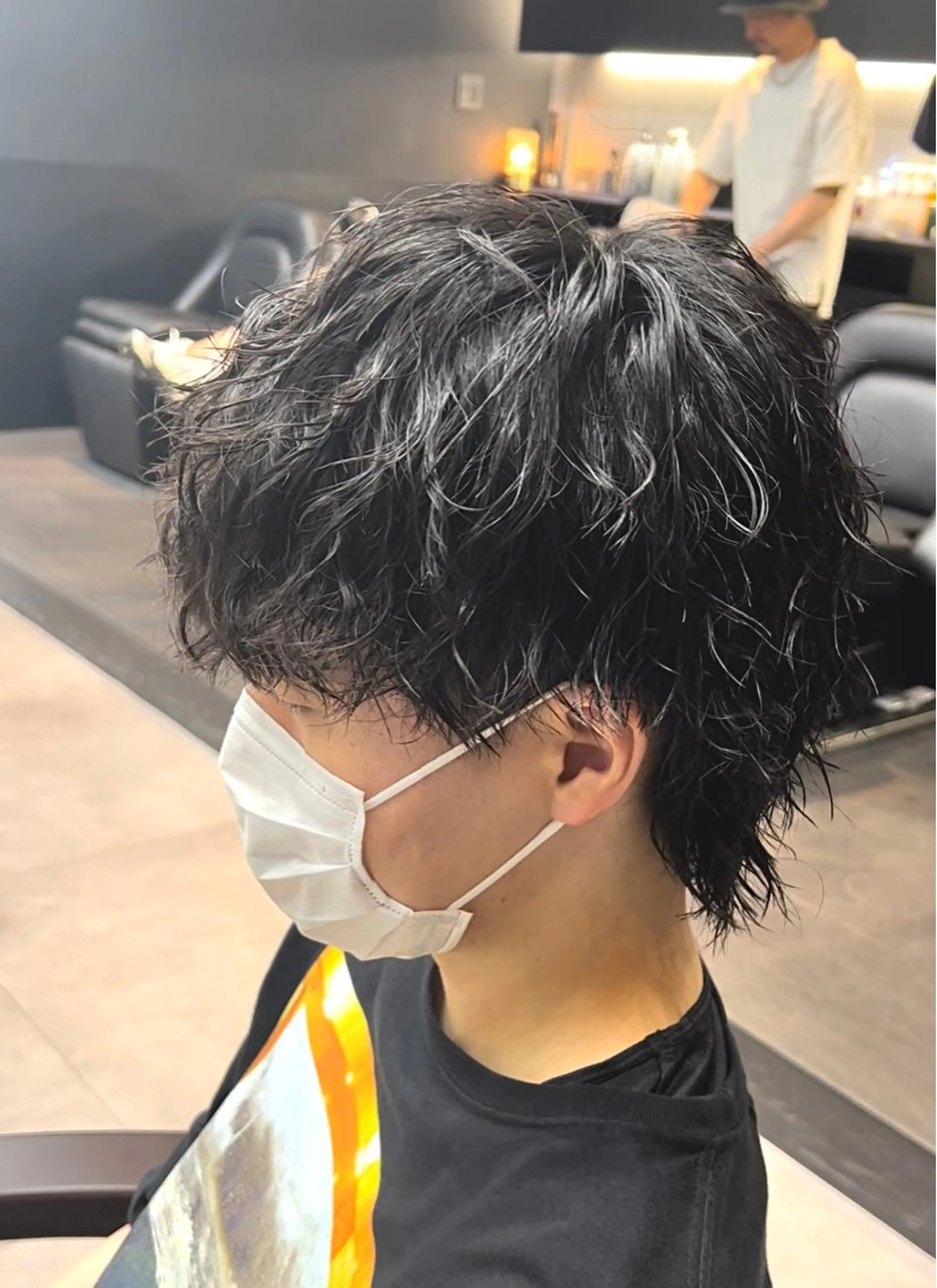 ショート パーマ メンズ カット パーマ 🦩パーマン🦩佐藤 航太のヘアスタイル