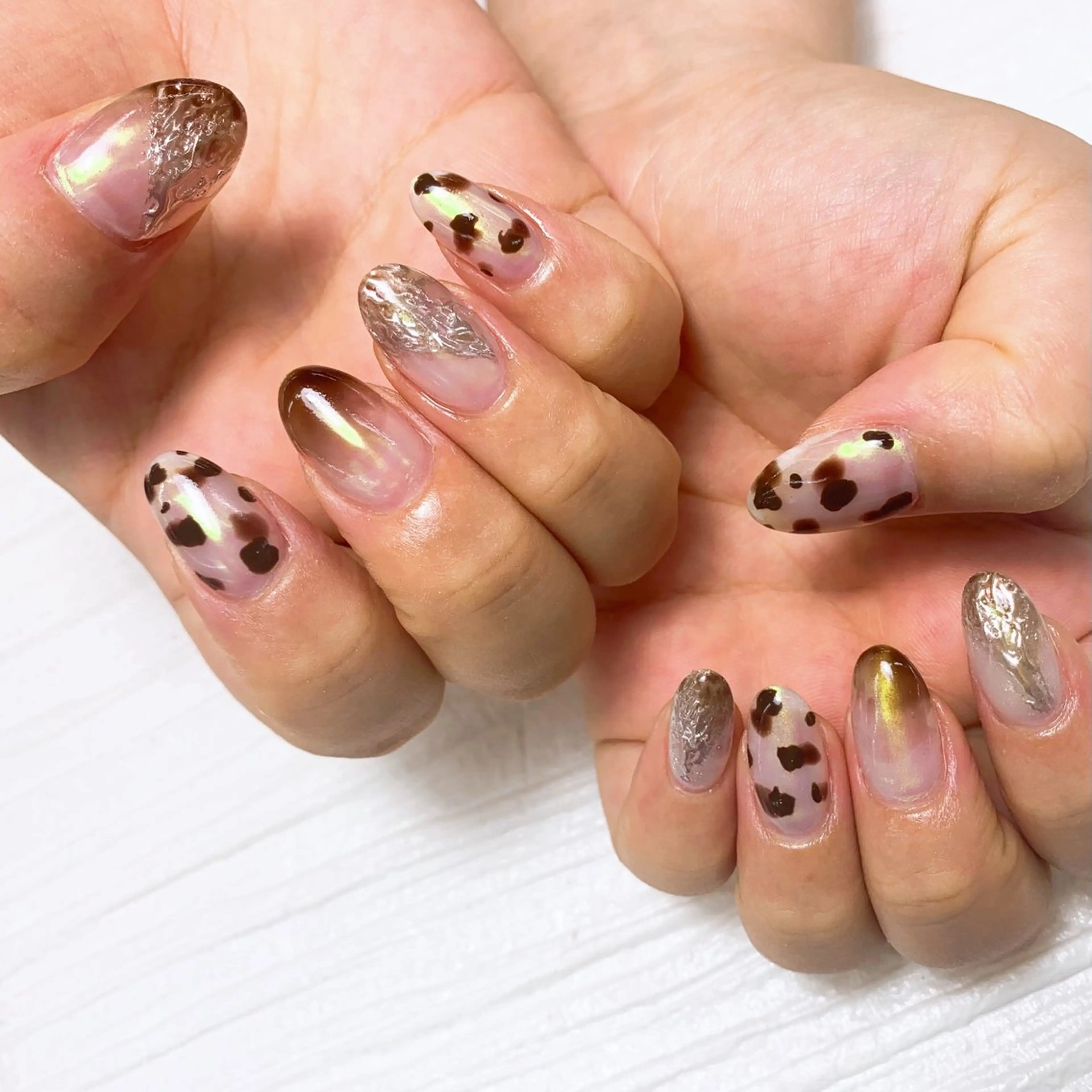 ネイル ハンドネイル ⭐︎休業中の練習⭐︎ JNA認定講師髙橋のネイルデザイン