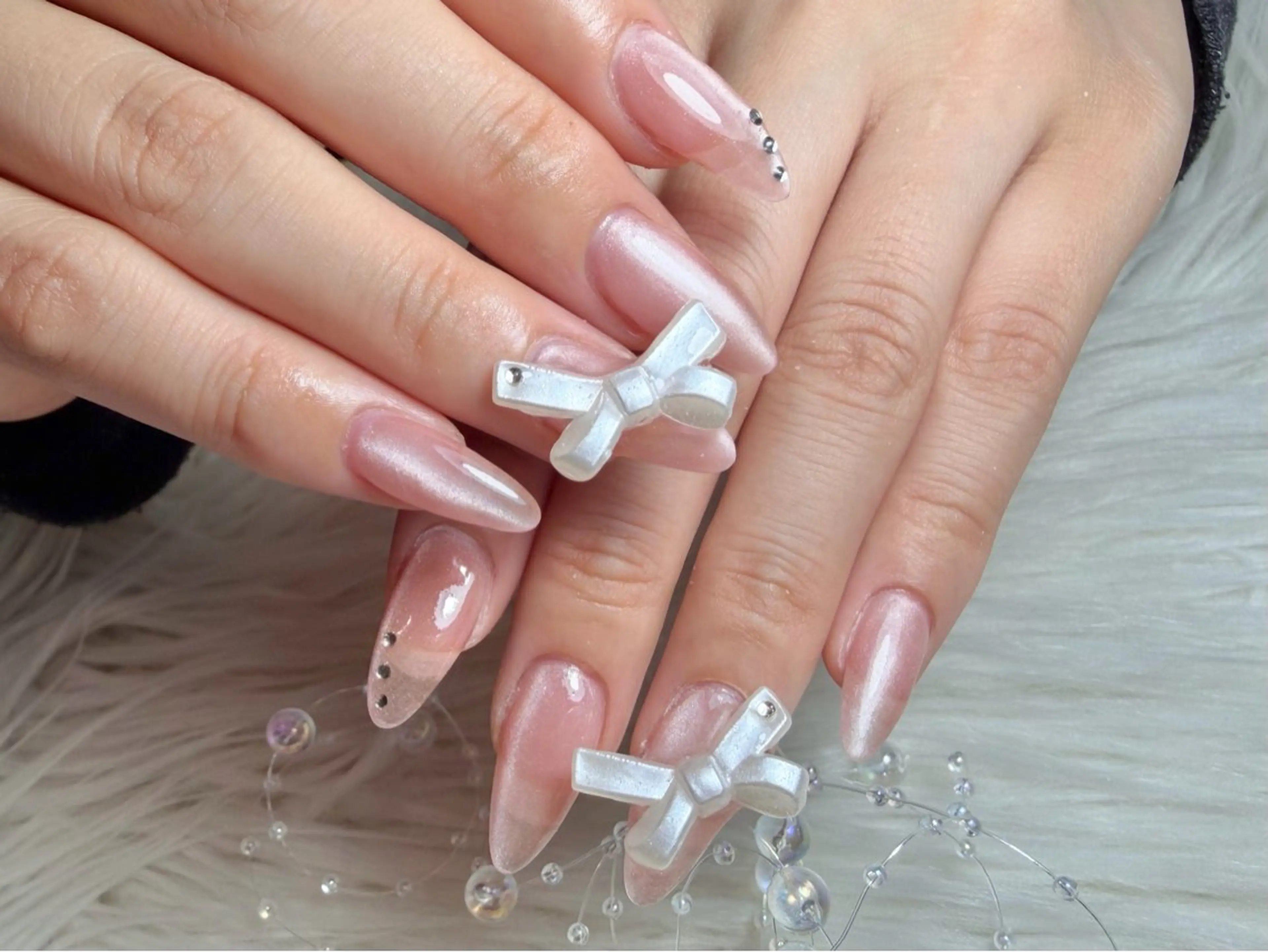 ネイル ワンホンネイル ハンドネイル ゆりか ジョアアンジェ福島のネイルデザイン