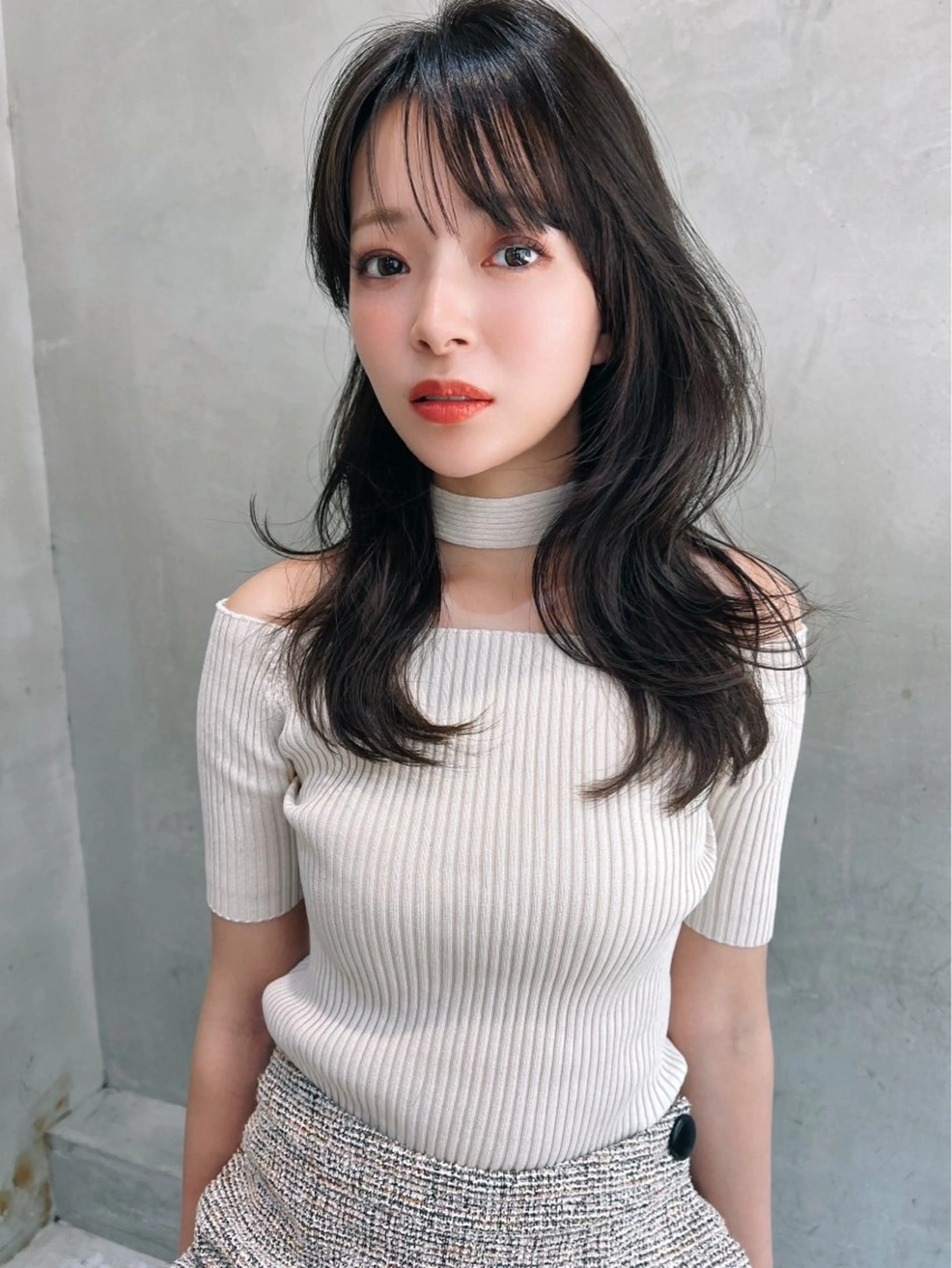 ロング カラー ヘアカラー トリートメント ヘッドスパ サラサラ美髪へ✨ RIKUTOのヘアスタイル