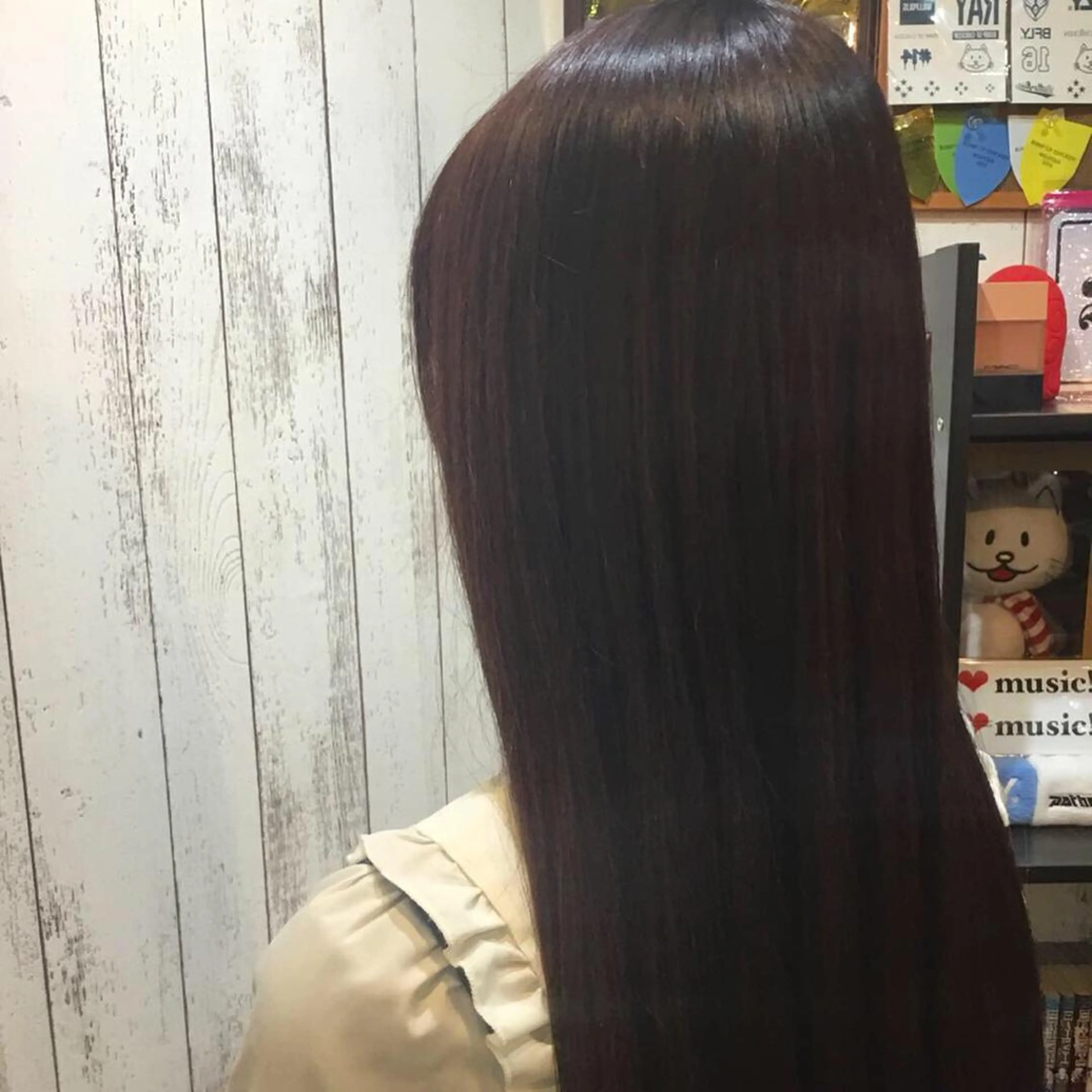 ロング カラー 金崎 新吾のヘアスタイル