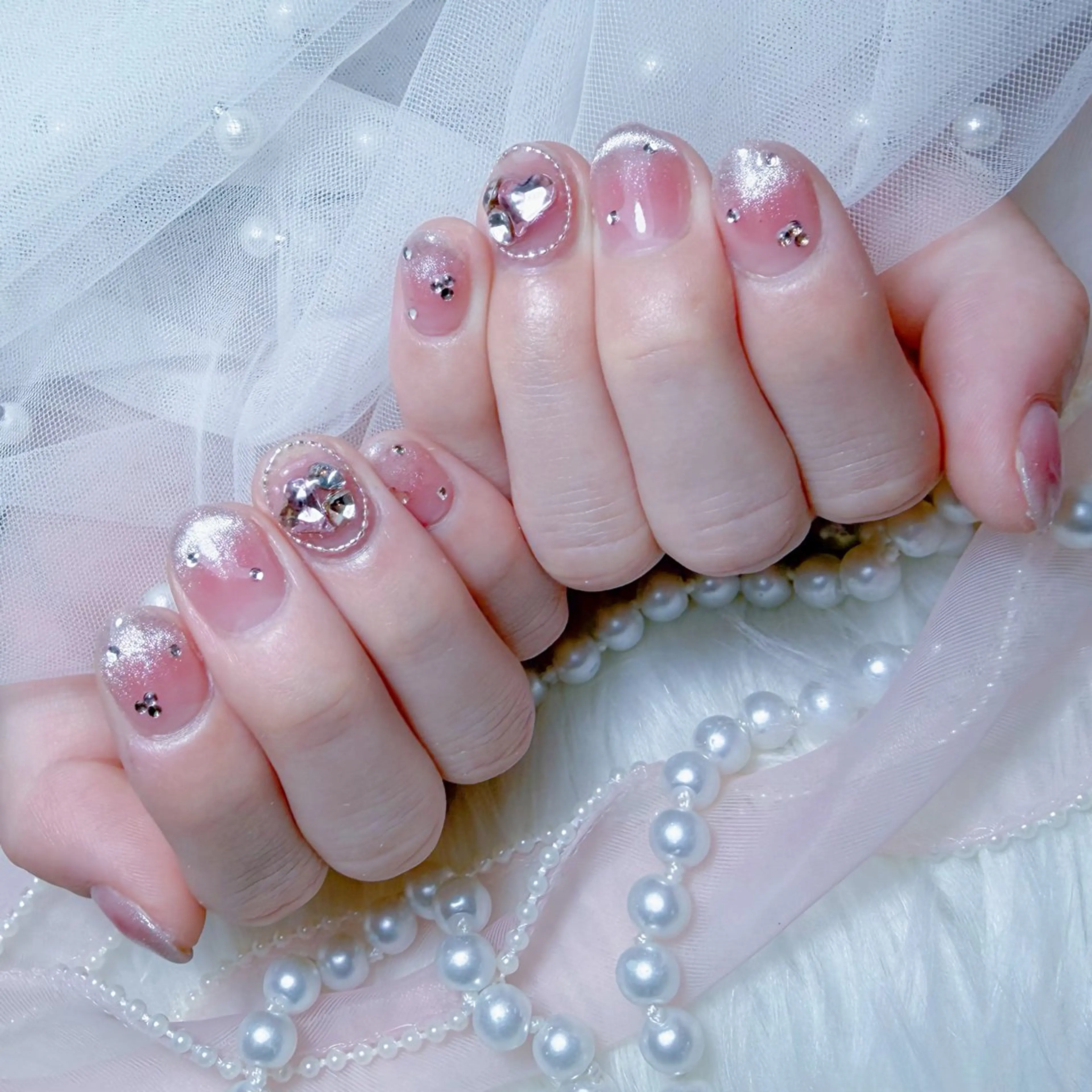 ネイル ハンドネイル Yudia🩵 Yuiのネイルデザイン