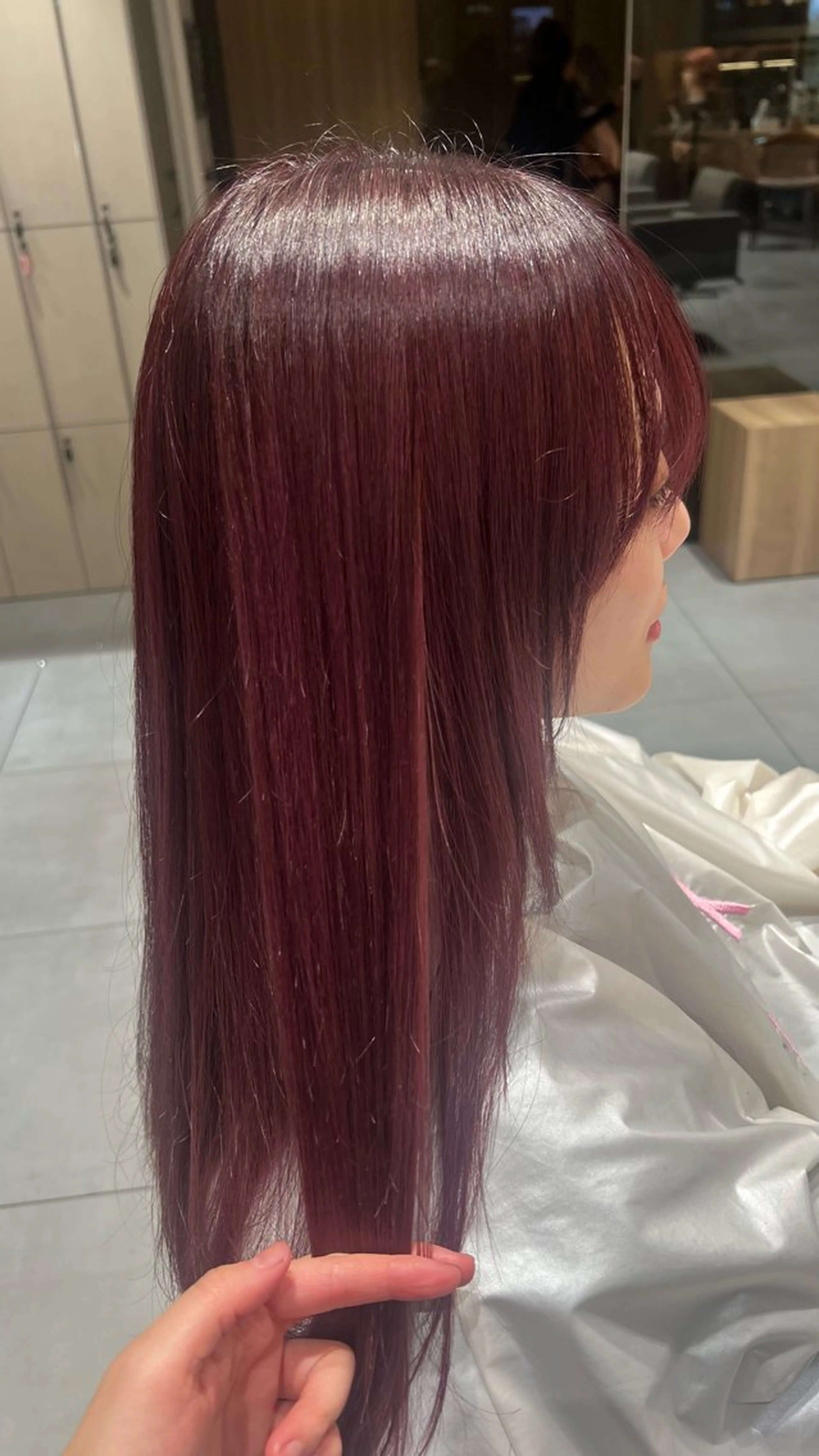 ロング カラー 及川 莉央のヘアスタイル