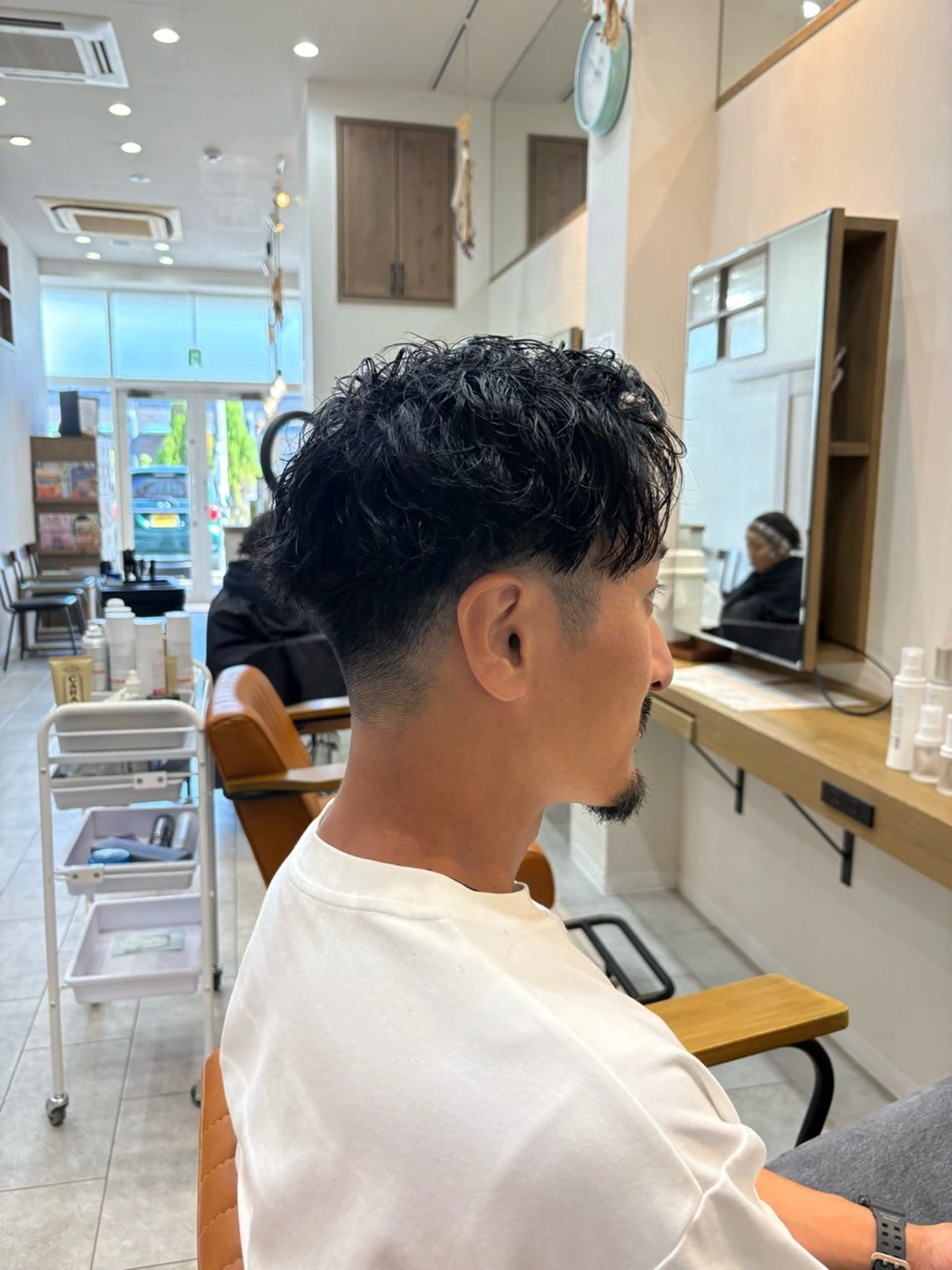 メンズカット＋パーマの写真