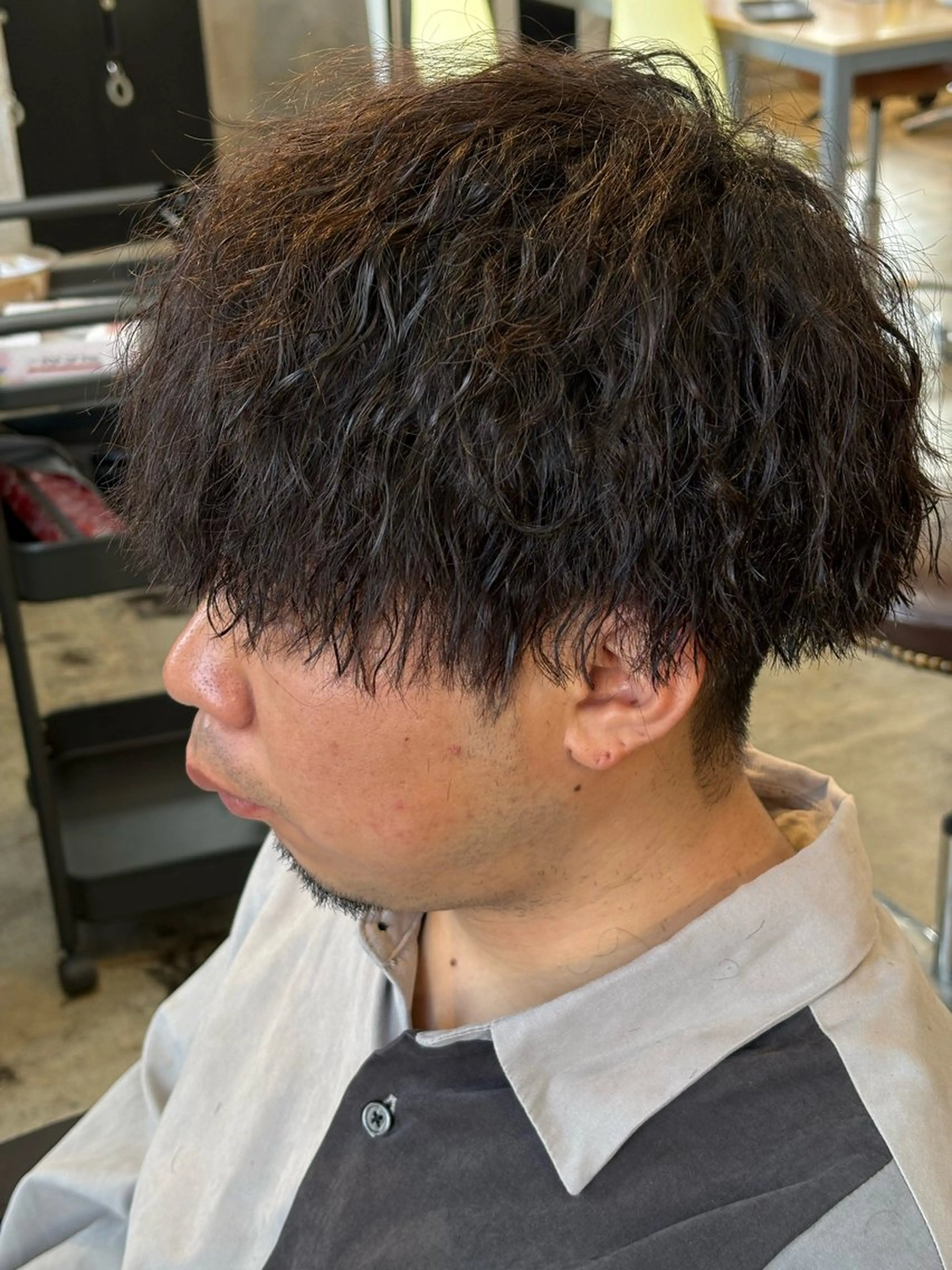 パーマ メンズ 神戸 蒼司のヘアスタイル