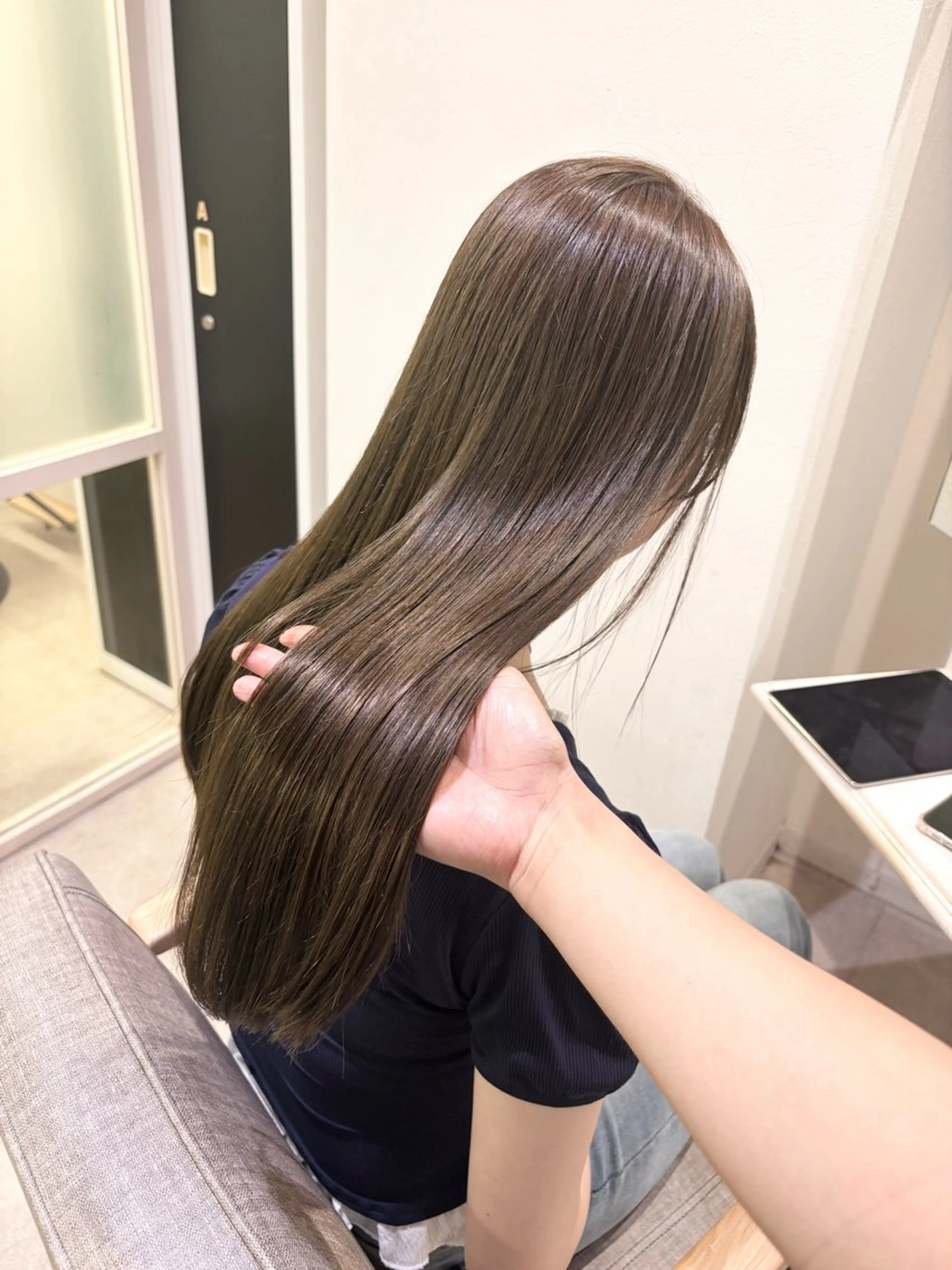 ロング カット ヘアカラー トリートメント ヘアアレンジ🪽🎀 艶カラー/天王寺のヘアスタイル