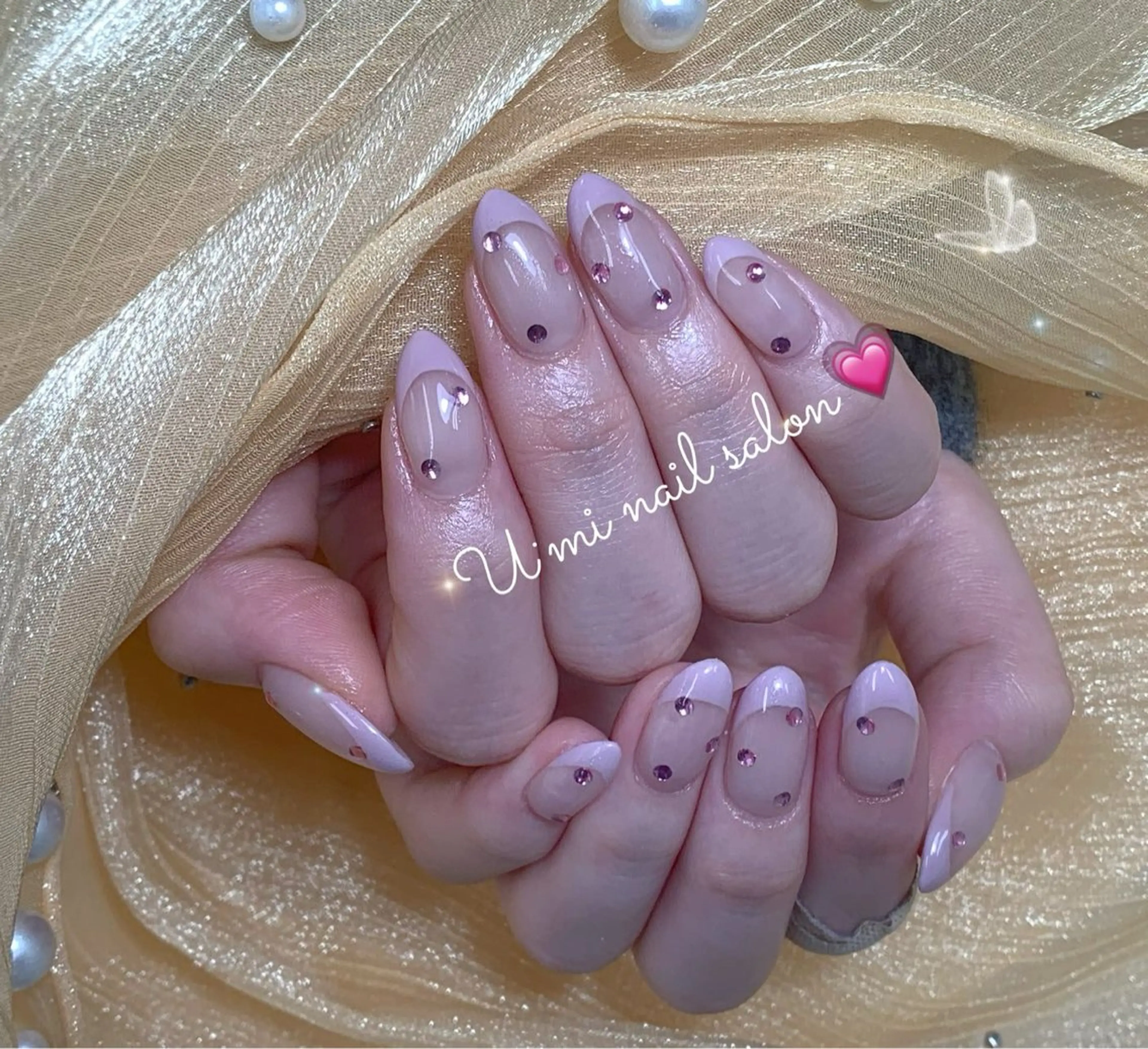 ネイル 持ち込み ハンドネイル Ｕ·Mi nail salon所属・u・mi  上野御徒町パラジェルのネイルデザイン