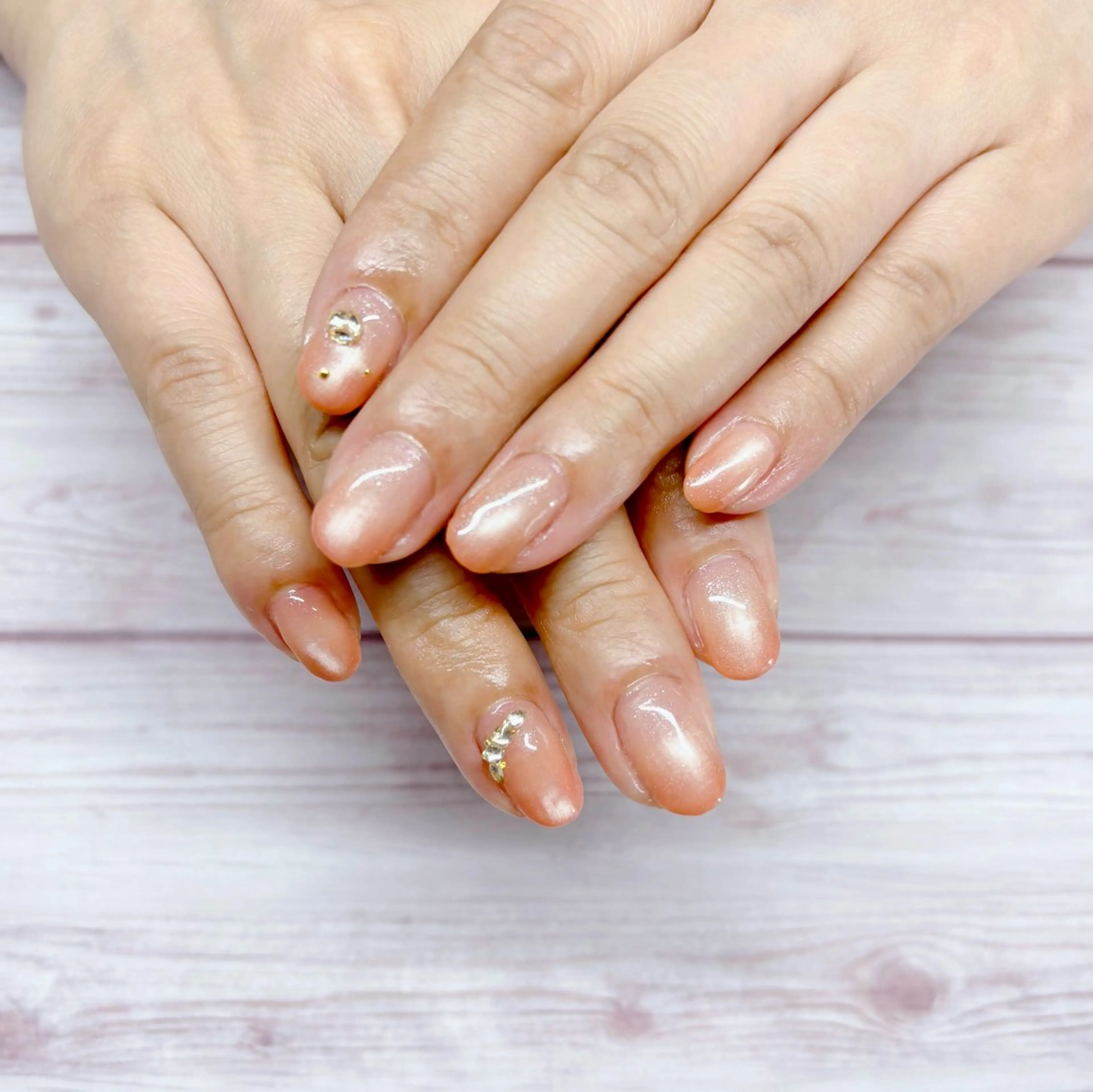 ネイル グラデーション マグネットネイル MYu Beauty Salon  MAIのネイルデザイン