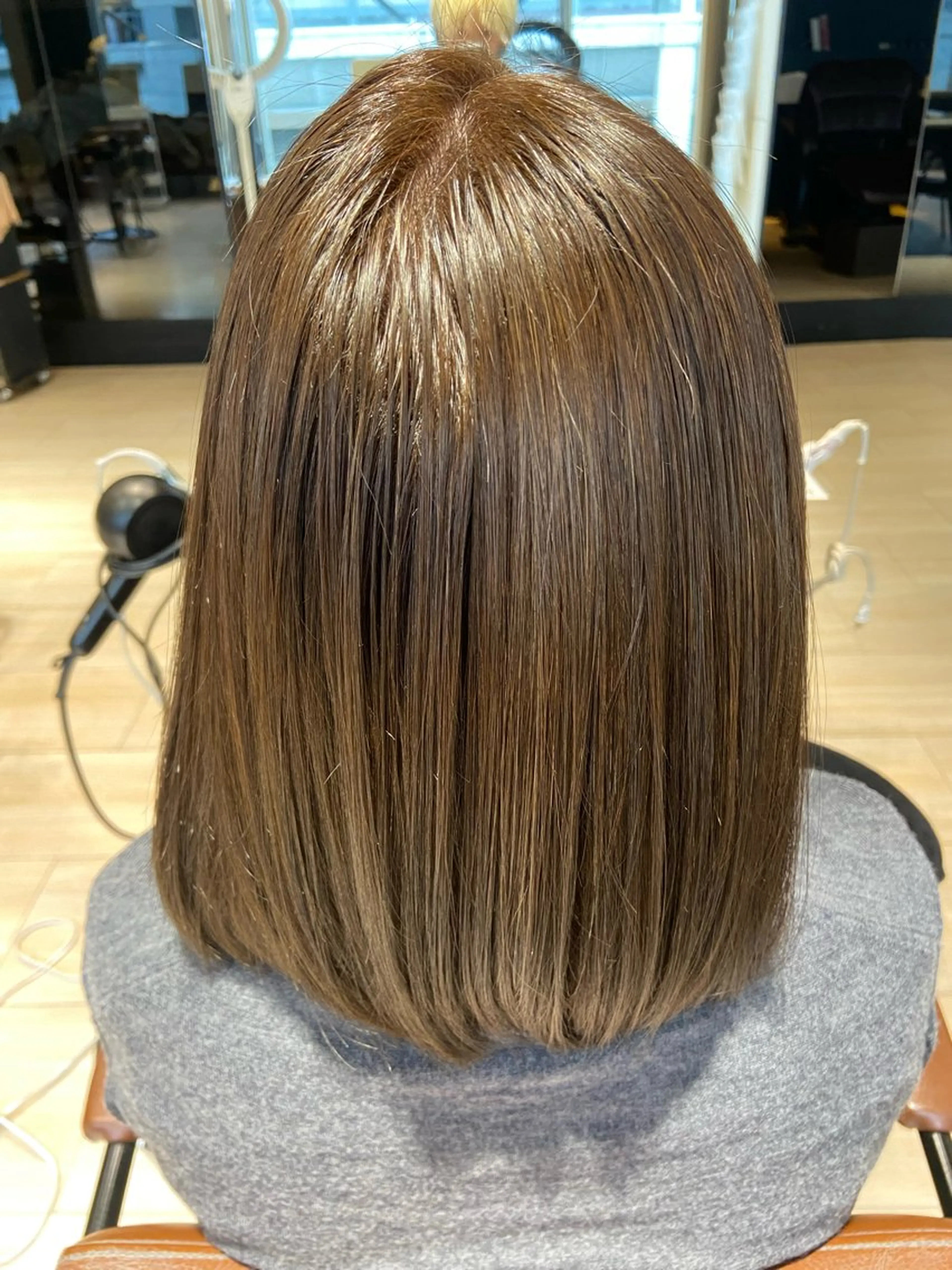 ✨40代以上の方限定✨️白髪染めワンカラー+AFLOATオリジナルトリートメントの写真