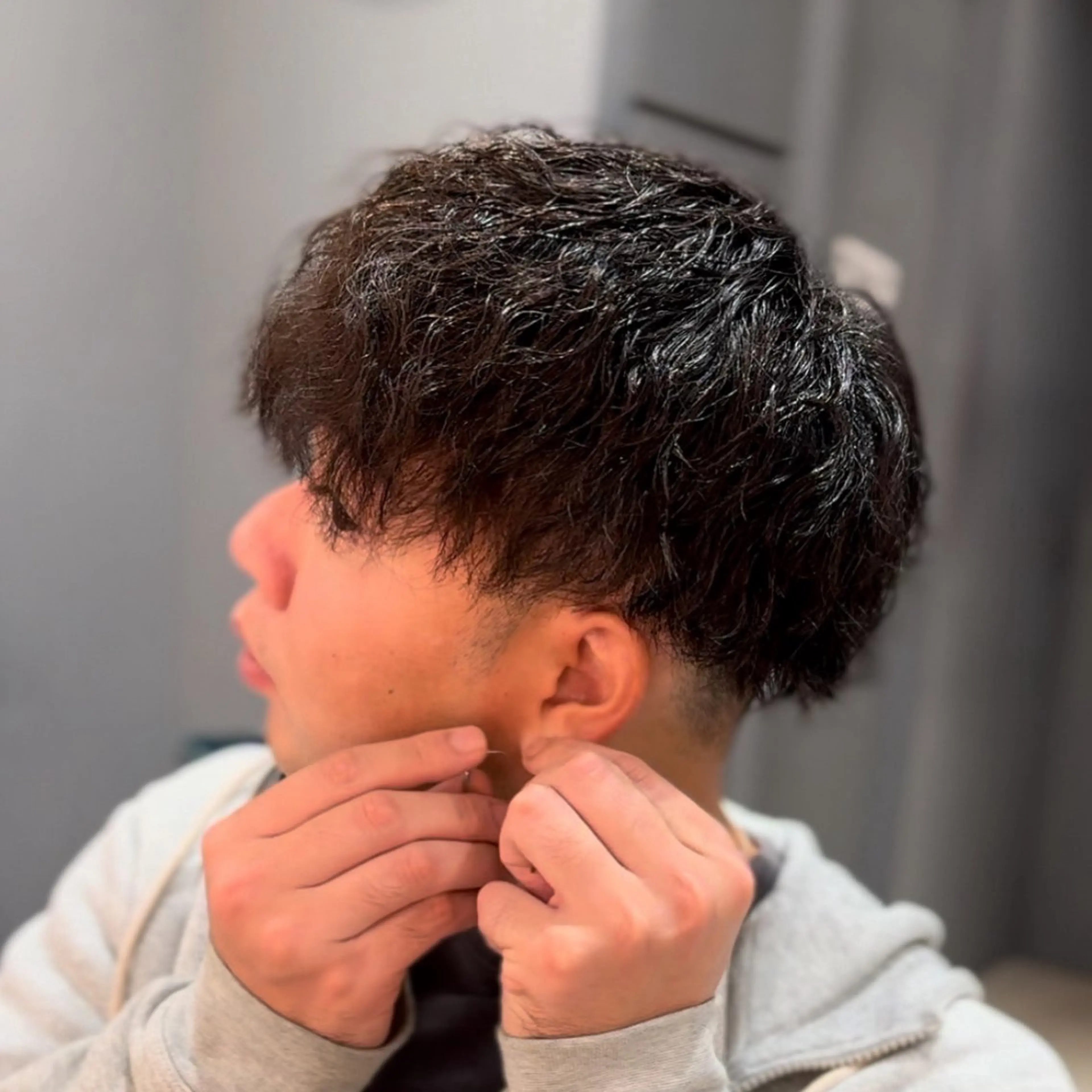 パーマ メンズ メンズパーマ ツイストスパイラルパーマ スパイラルパーマ NOA solte.所属・メンズ特化🌀 山田玲亜のヘアスタイル
