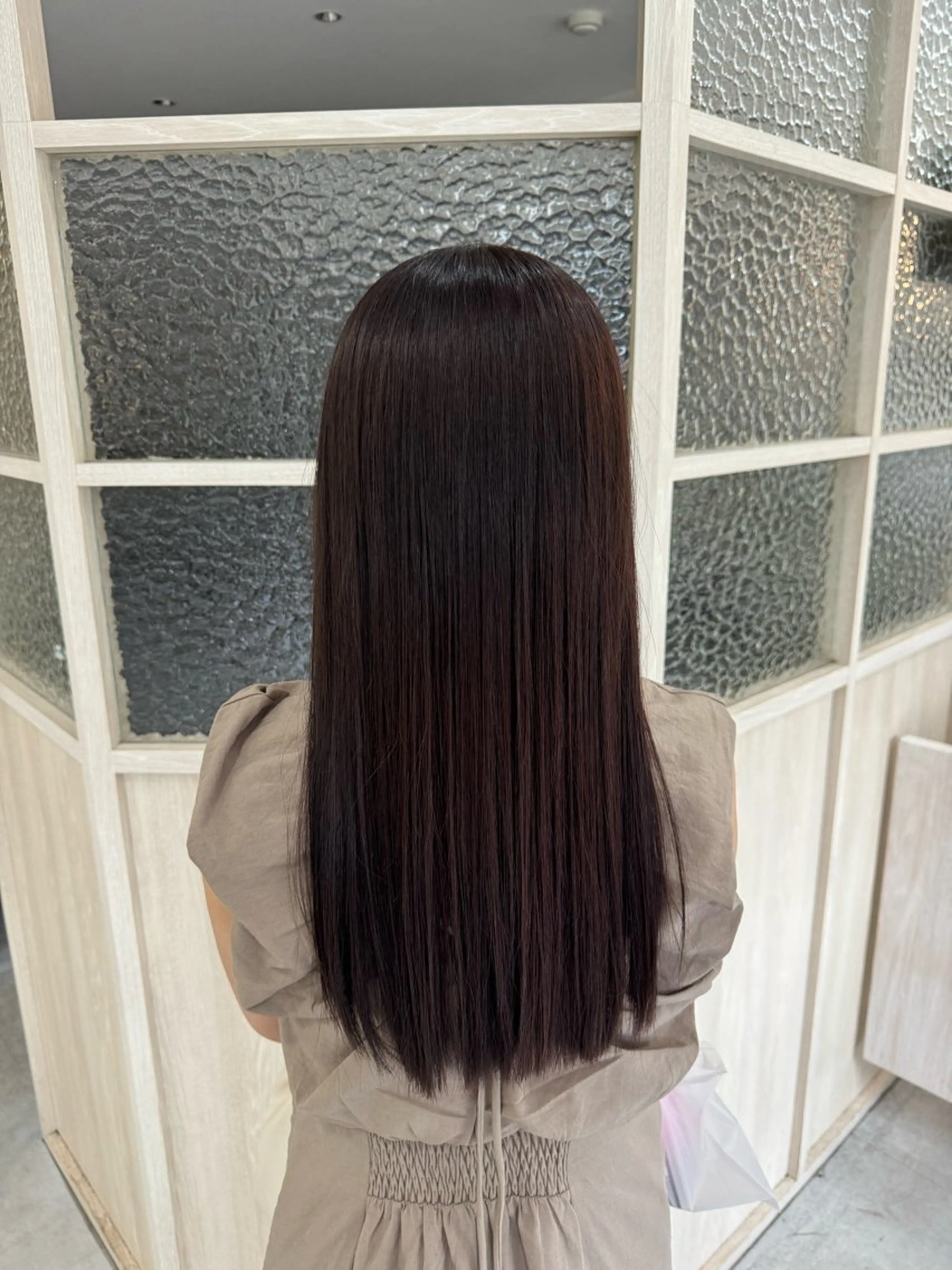 ロング カラー 髪質改善 ヘアカラー トリートメント Ouka/Wカラー/ 大人艶カラーのヘアスタイル