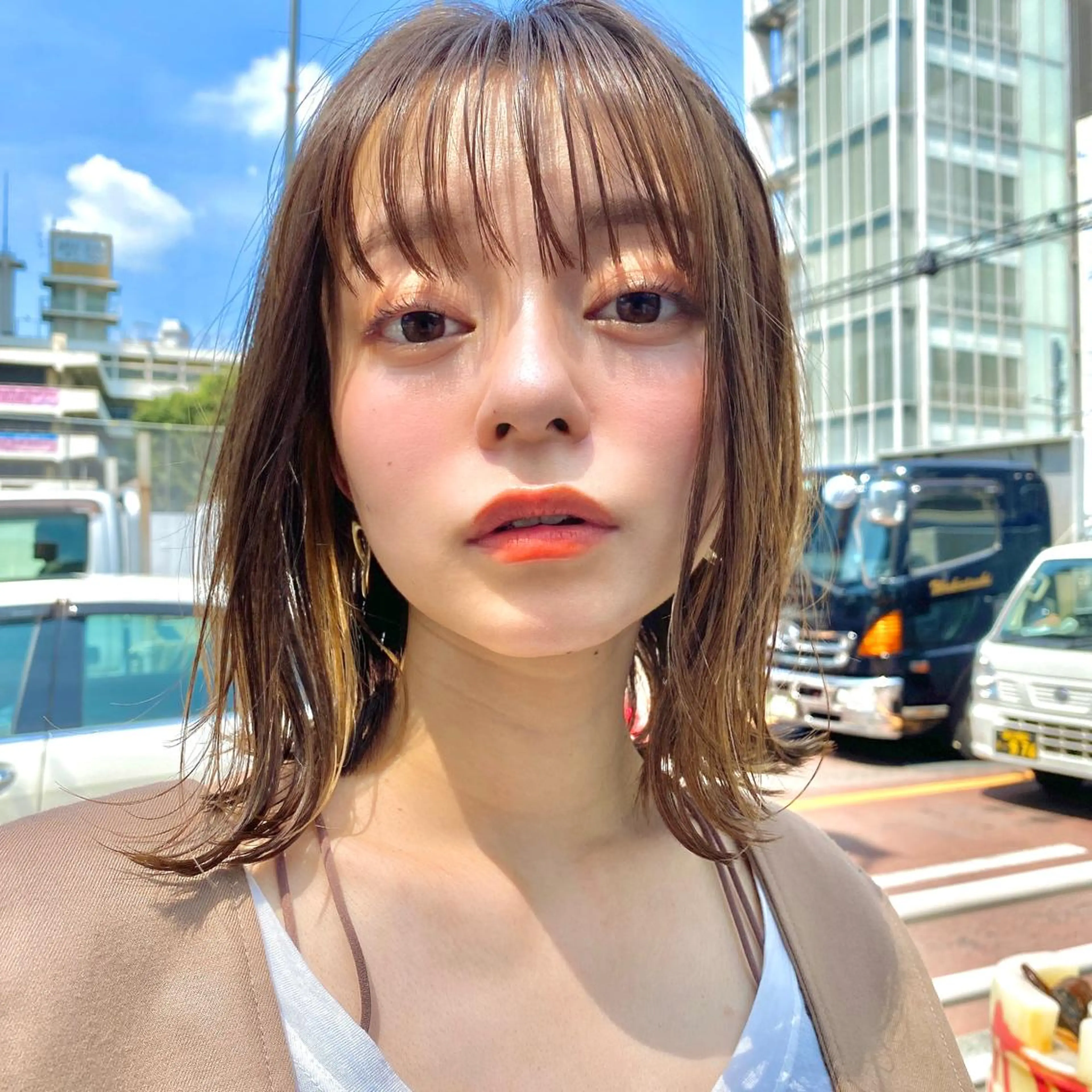 ミディアム カット ヘアカラー トリートメント 🔥似合わせのプロ 🔥REGOのヘアスタイル