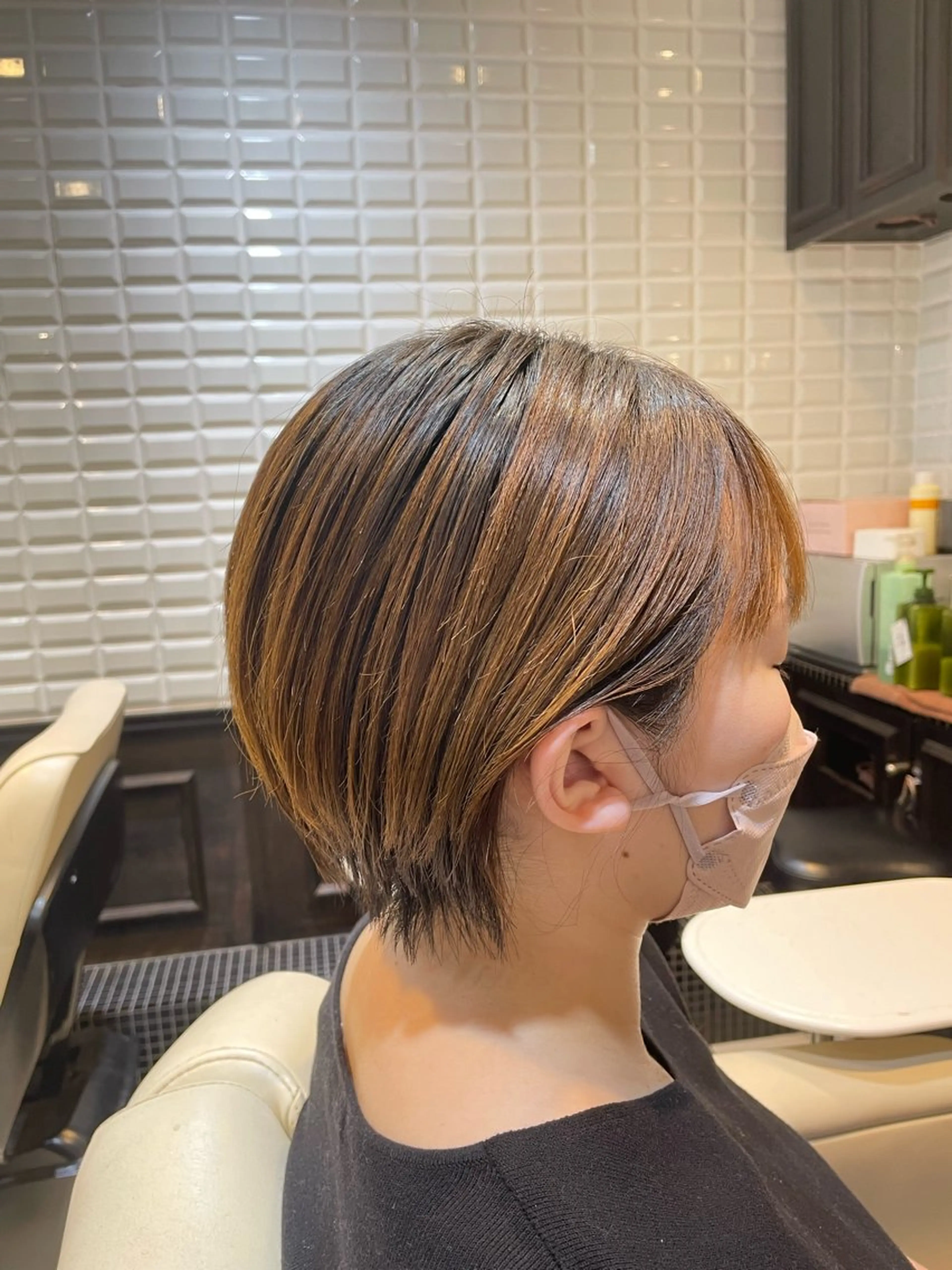 ショート Lupinus中田 パーマモデル募集中のヘアスタイル