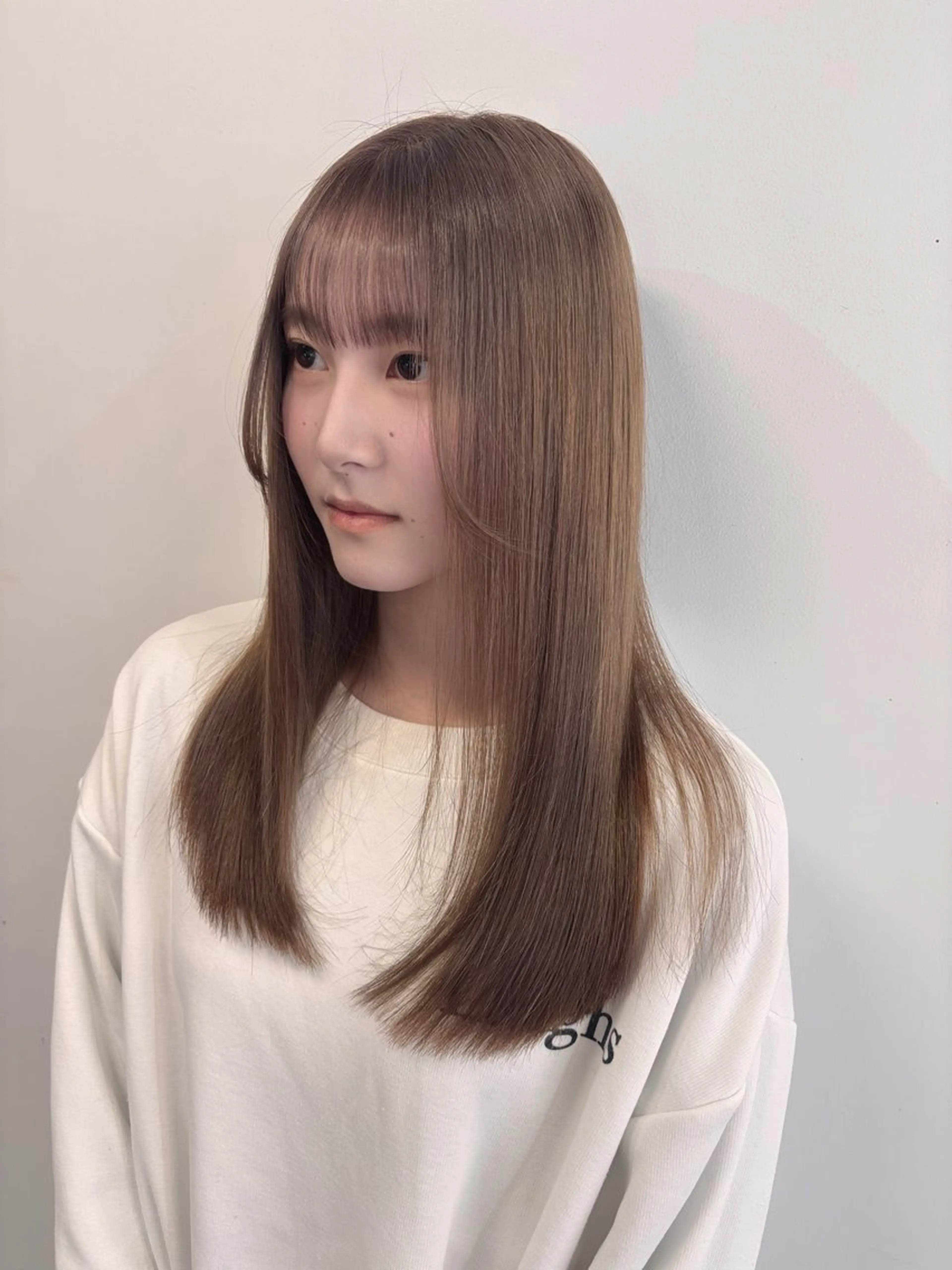 セミロング トリートメント 海外風ヘア 野田光也のヘアスタイル