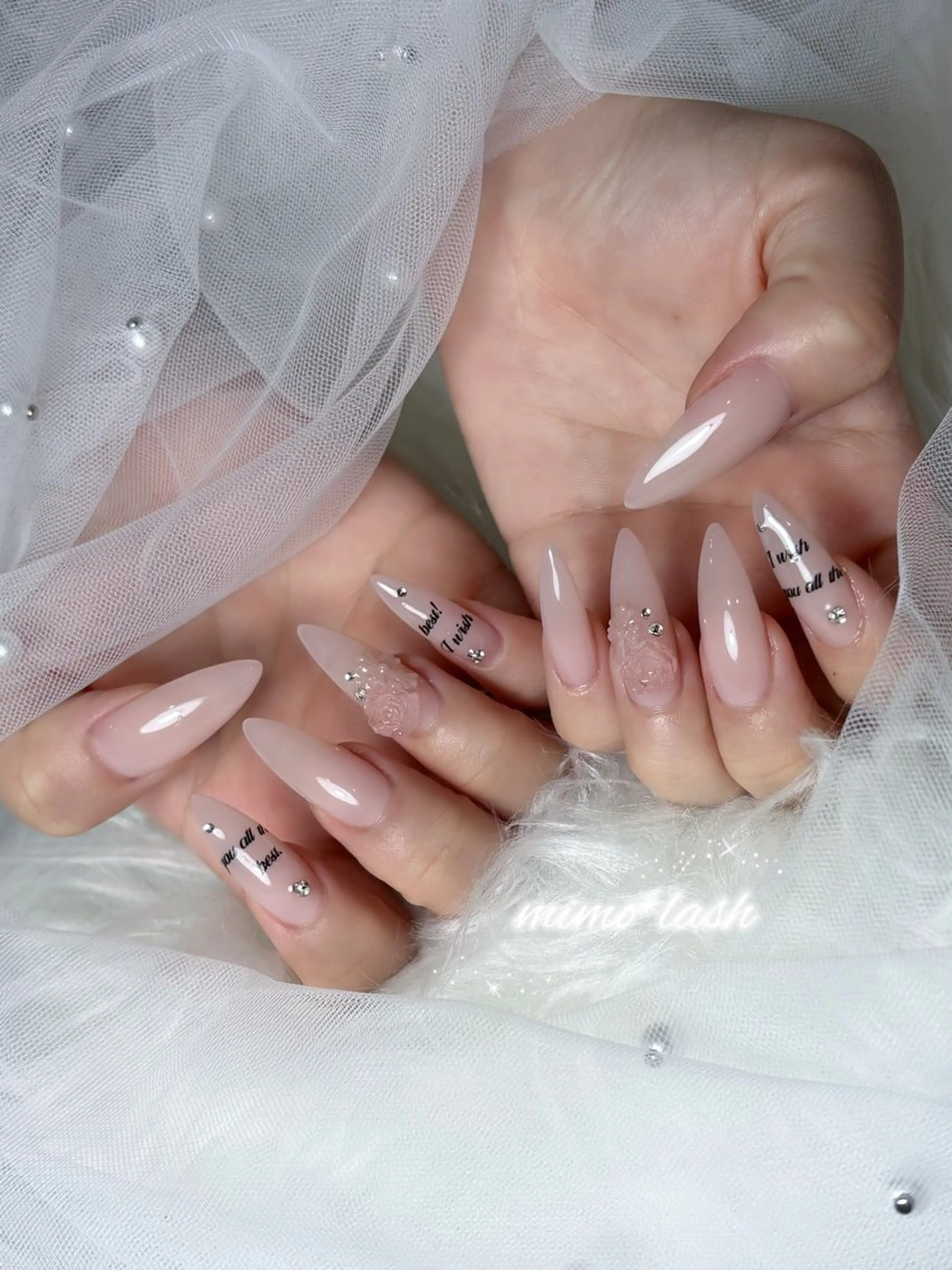 ネイル ハンドネイル mimo*lash 🍒sakura🍒のマツエク・マツパデザイン