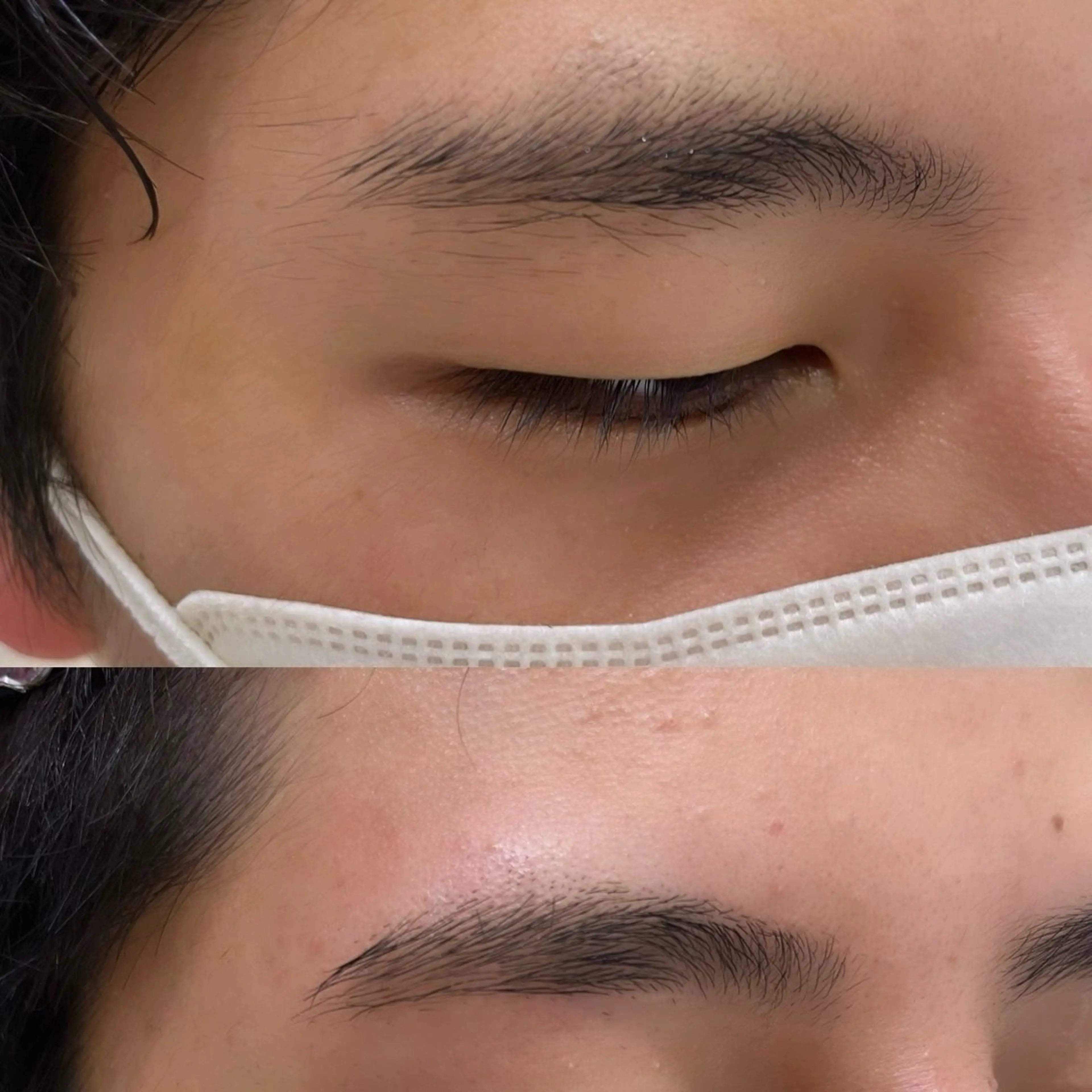 アイブロウ ワックス脱毛 眉カット 【髪質改善カラー】 あむ·. ⟡ 🖤のヘアスタイル