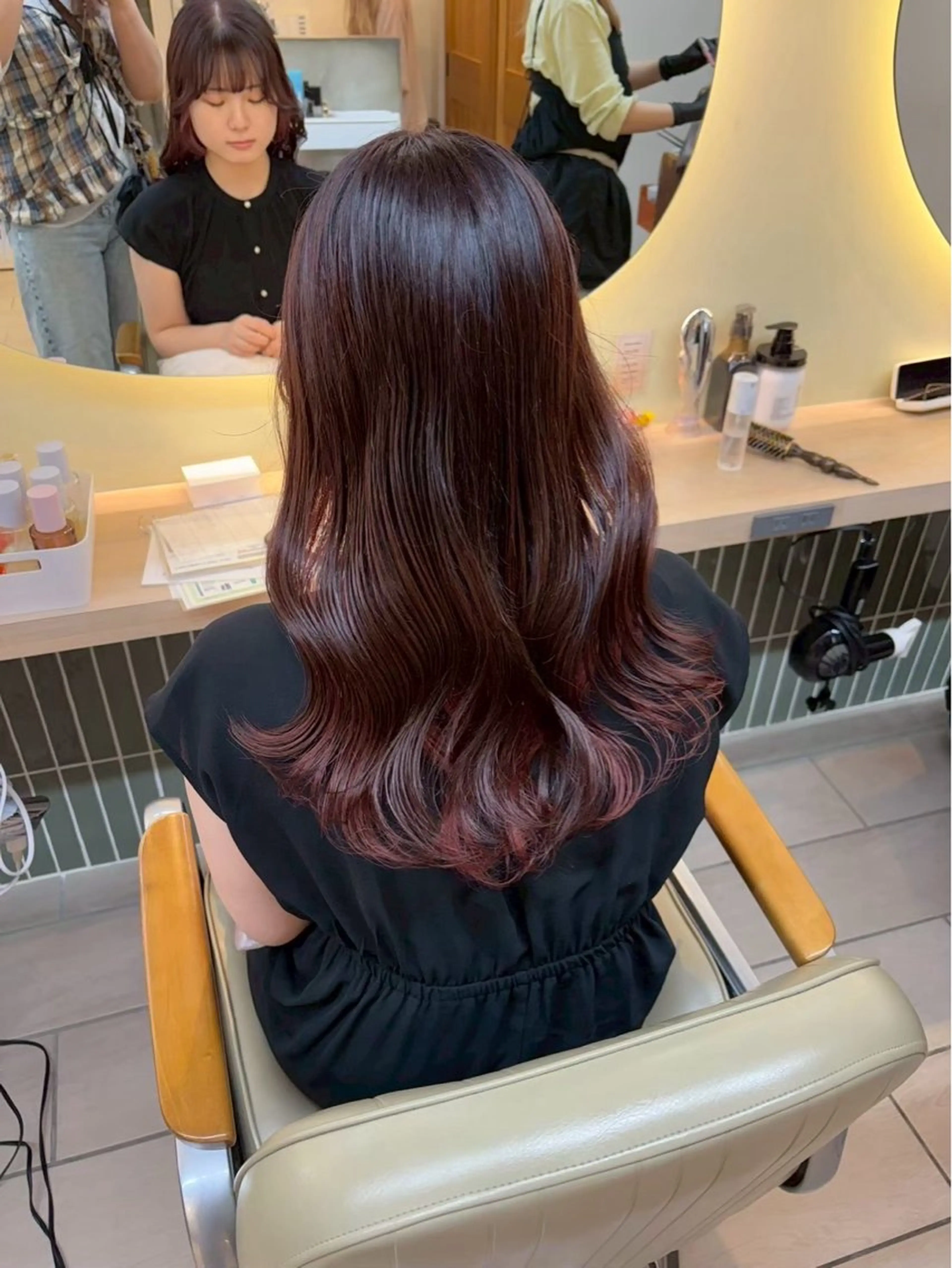 ワンカラー+シルクトリートメント🍓の写真