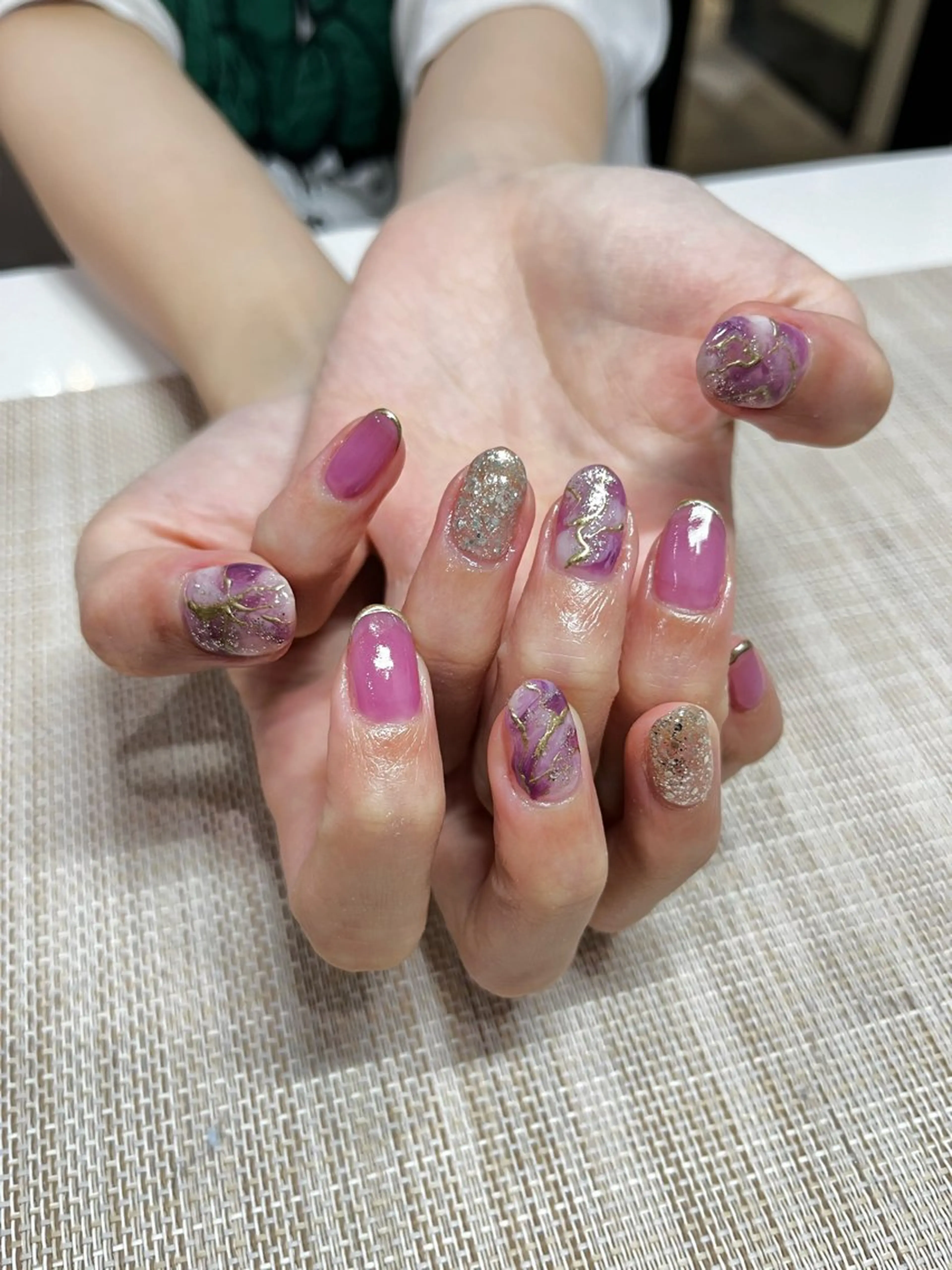 ネイル ニュアンスネイル ハンドネイル プライベートサロン N's Nailのネイルデザイン