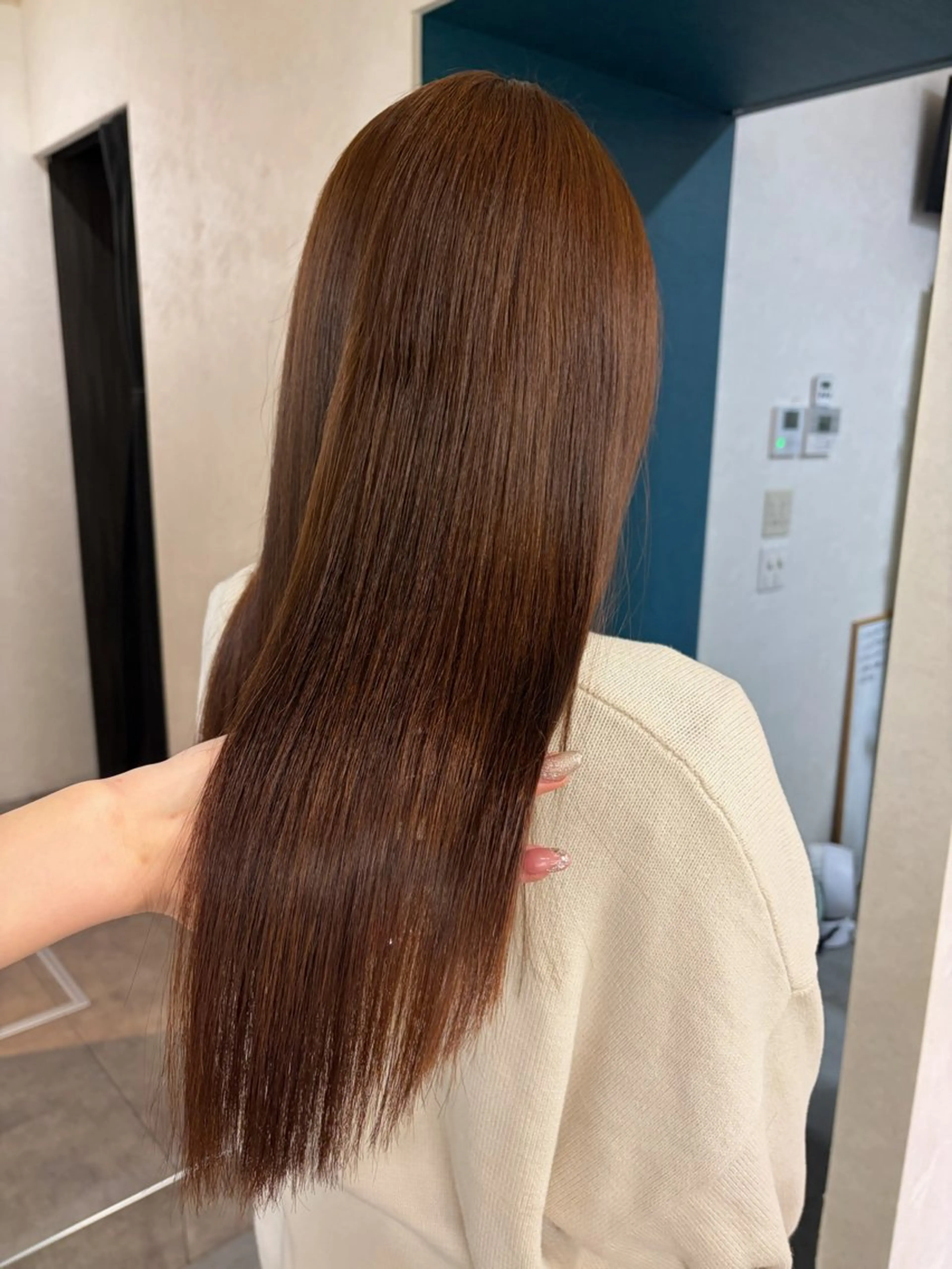 ロング ヘアカラー 安井まゆ _Box mico.のヘアスタイル