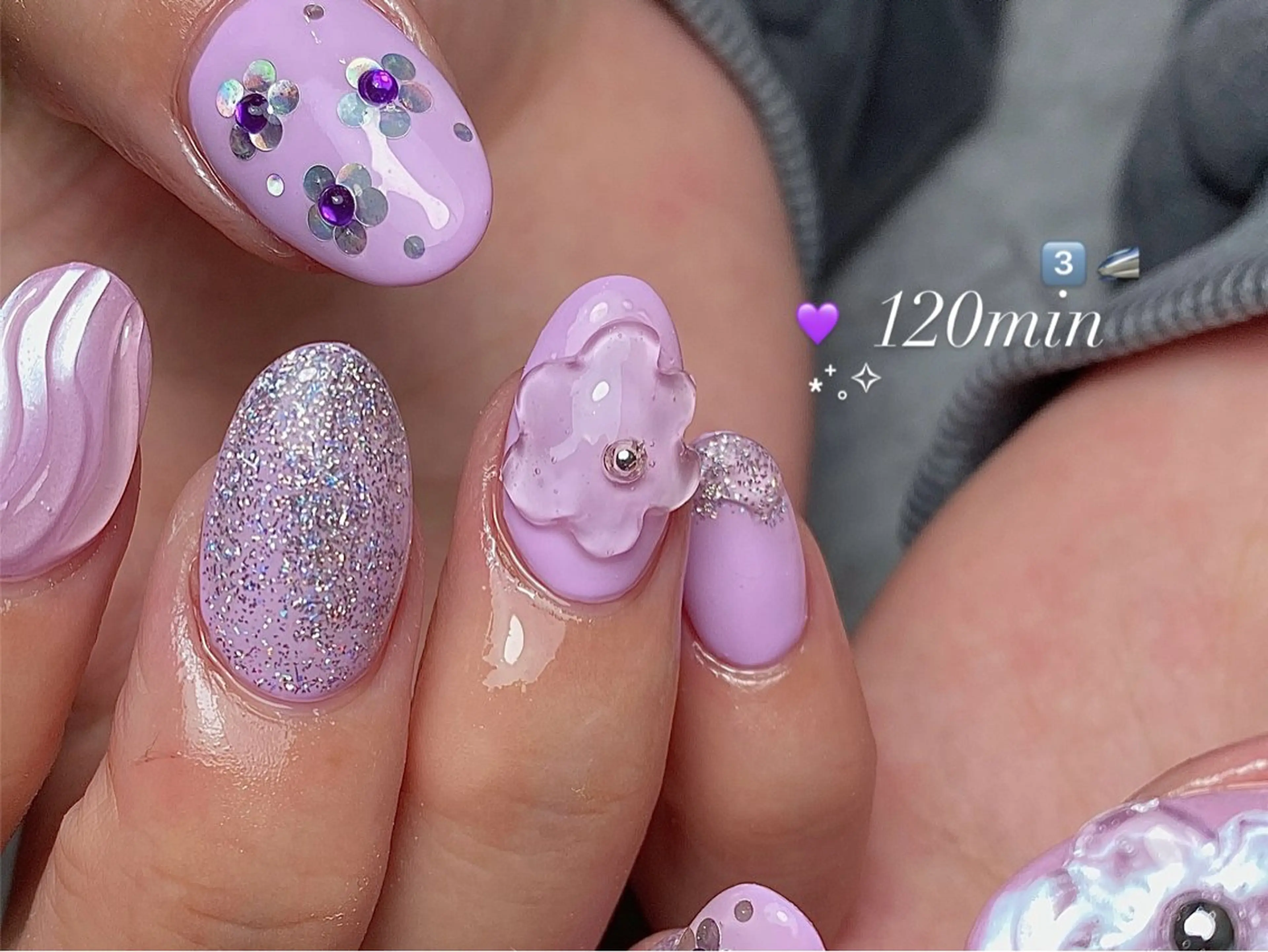 ネイル ハンドネイル 個性派/ちゅるん/ モチ好評◎｜MIKIのネイルデザイン
