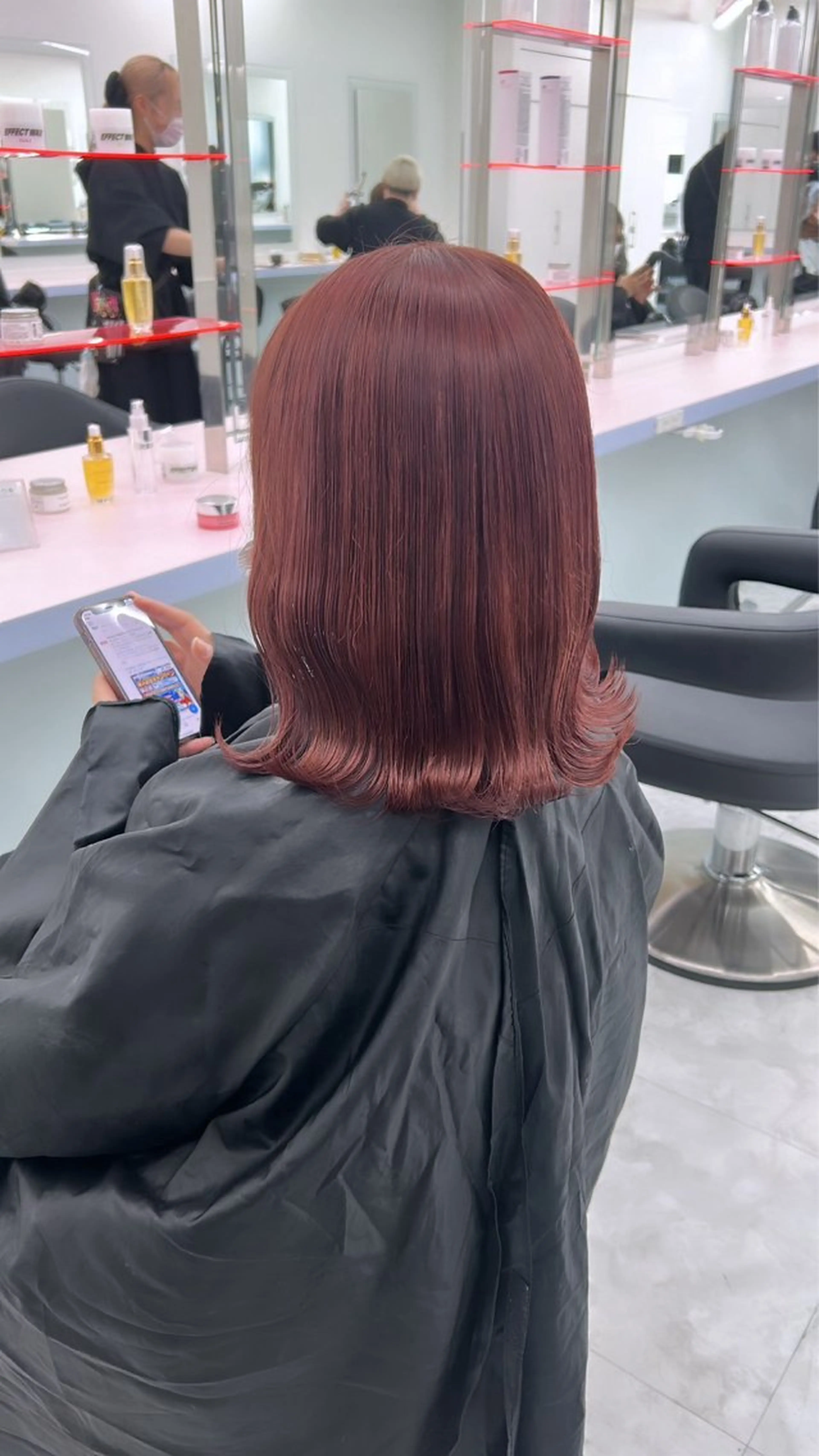 ミディアム カラー パーマ ヘアアレンジ メンズ 🤍透明感カラー🤍 似合わせ🤍AINEのヘアスタイル