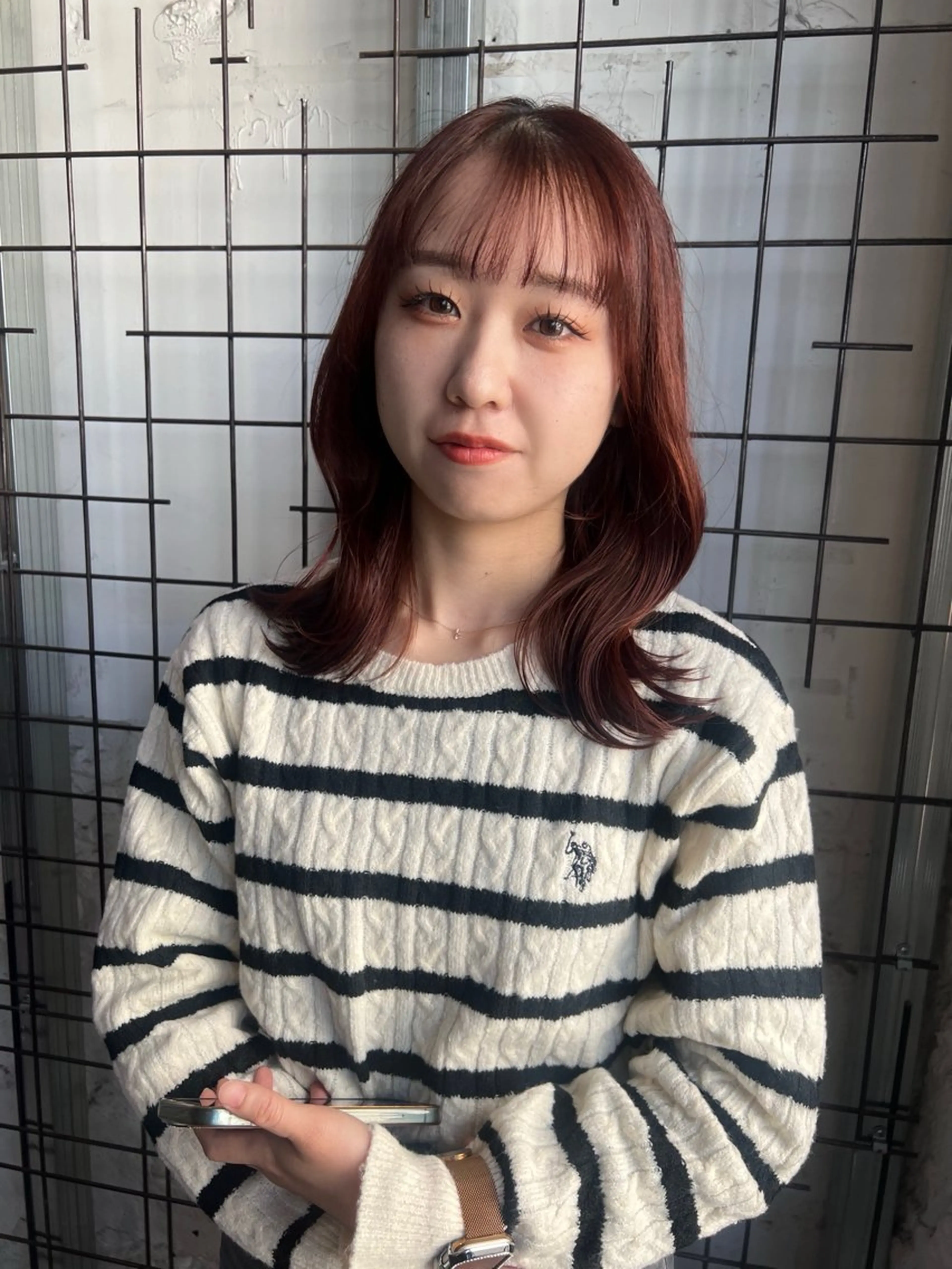 カラー カット ヘアカラー AYANE 韓国ヘア /レイヤーカットのヘアスタイル