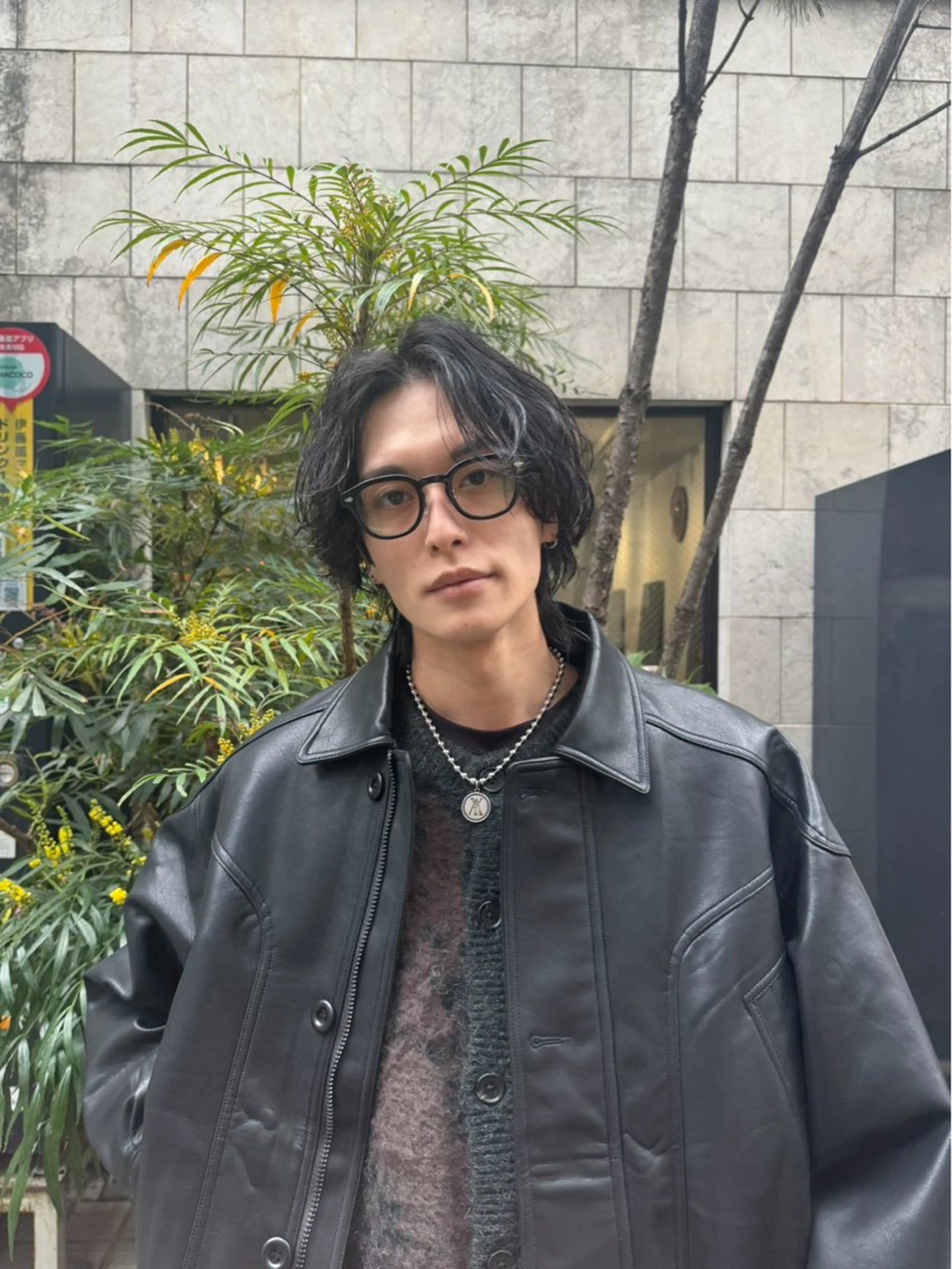 パーマ メンズ カット パーマ トリートメント ヘアセット 新宿/韓国ヘア/ 髪質改善ストレートのヘアスタイル