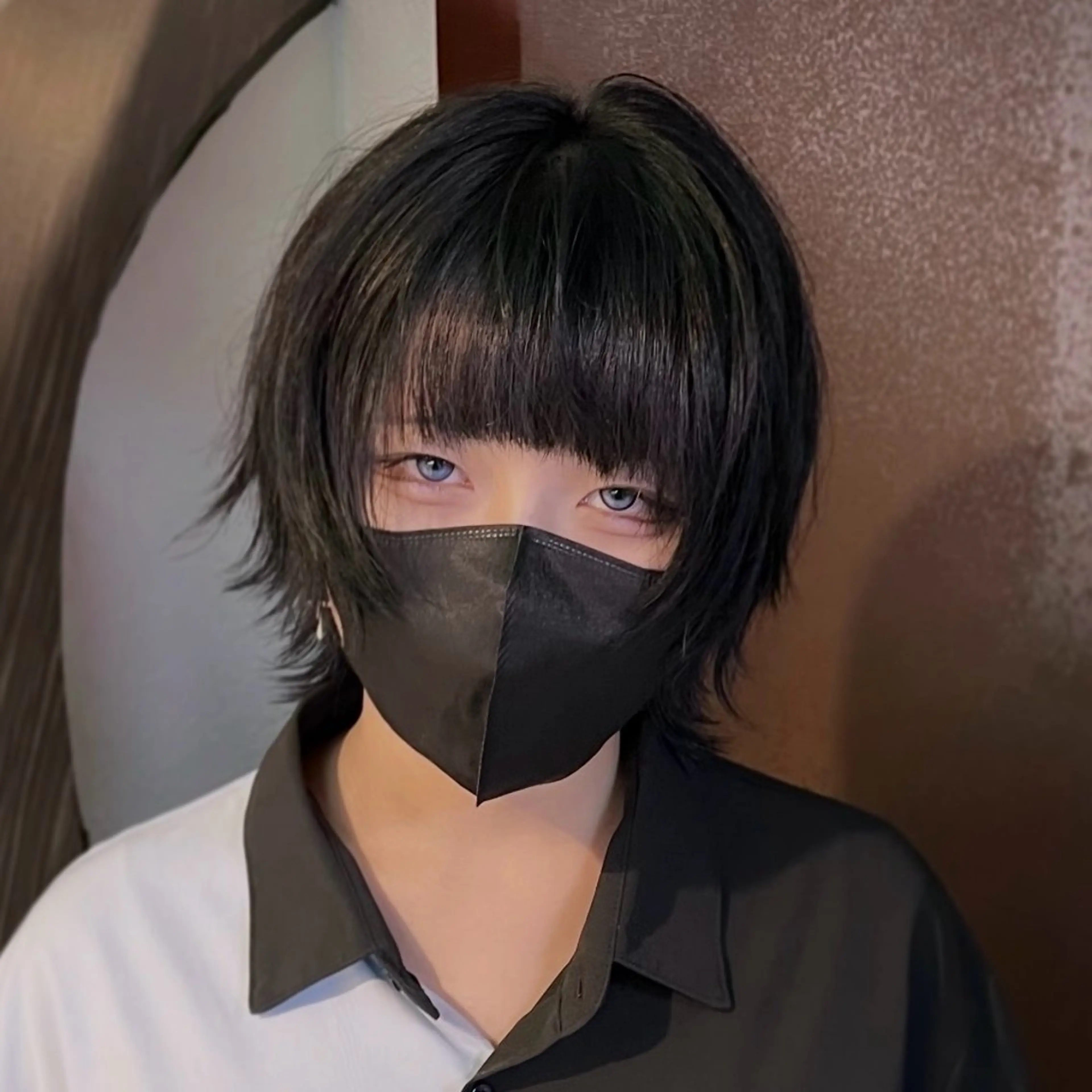 ショート カット トリートメント ハッシュ・ウルフ🐺 小顔レイヤー松山直史のヘアスタイル