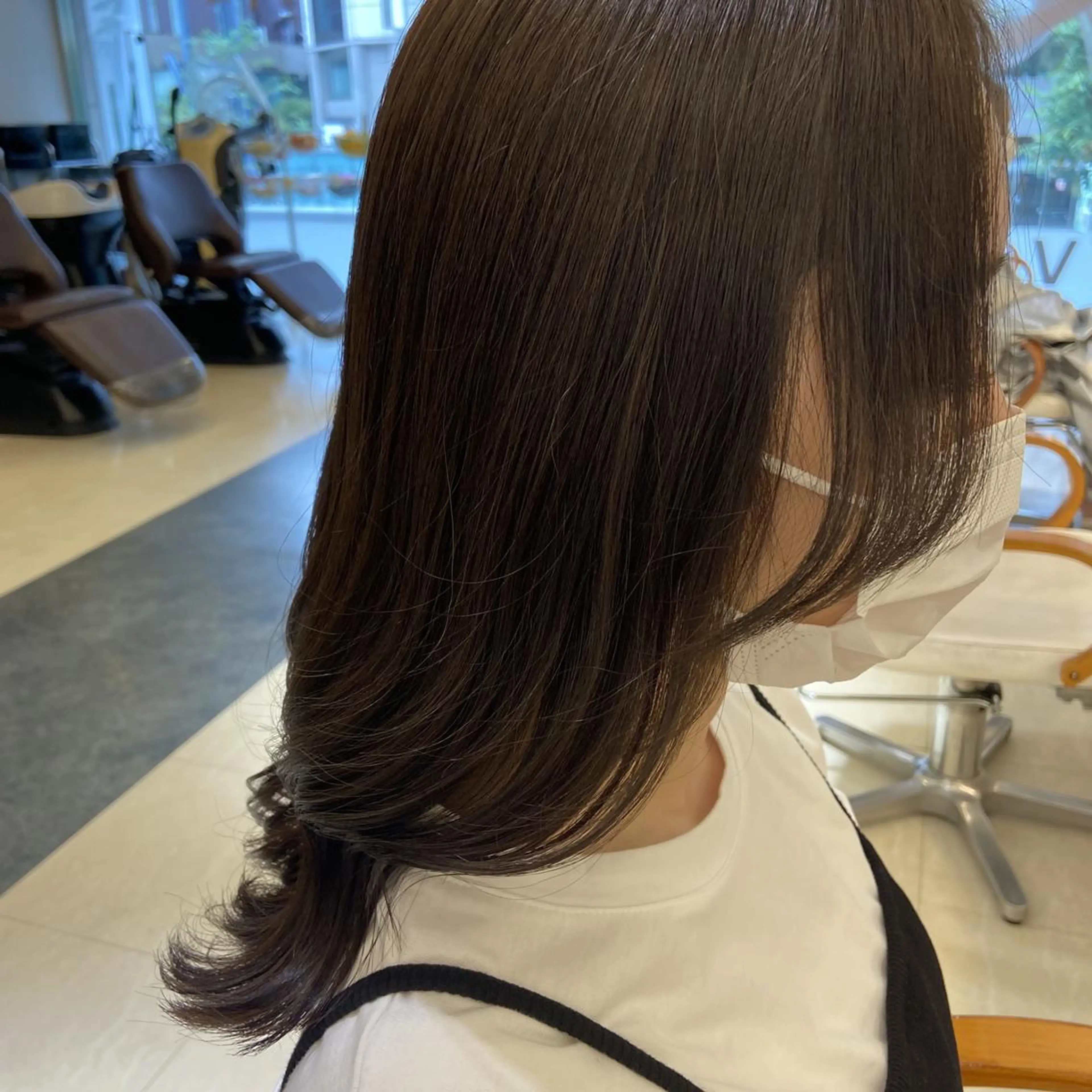 カラー セミロング VanCouncil 札幌本店のヘアスタイル