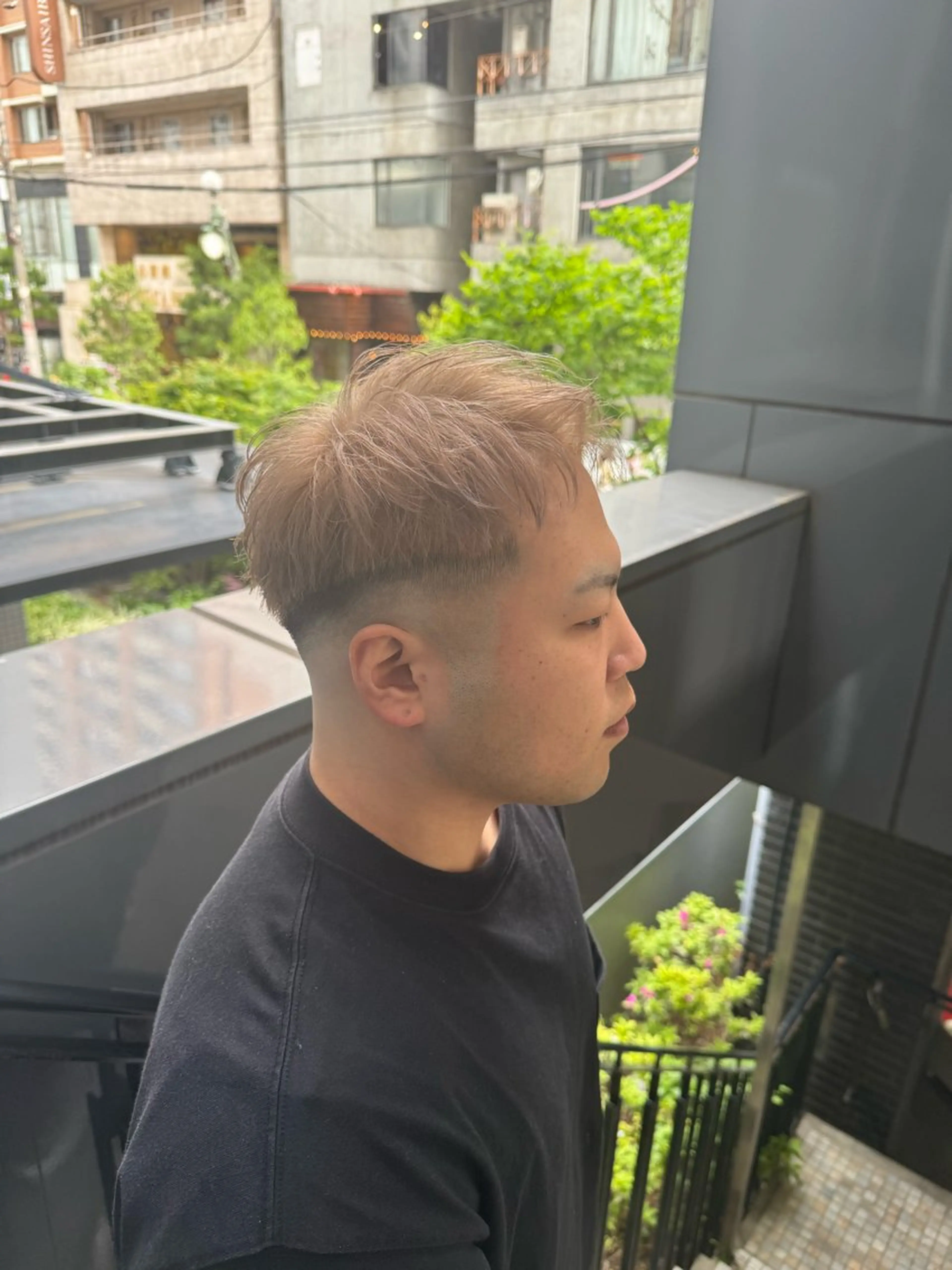 カラー メンズ カット ヘアカラー トリートメント 河野 悠のヘアスタイル