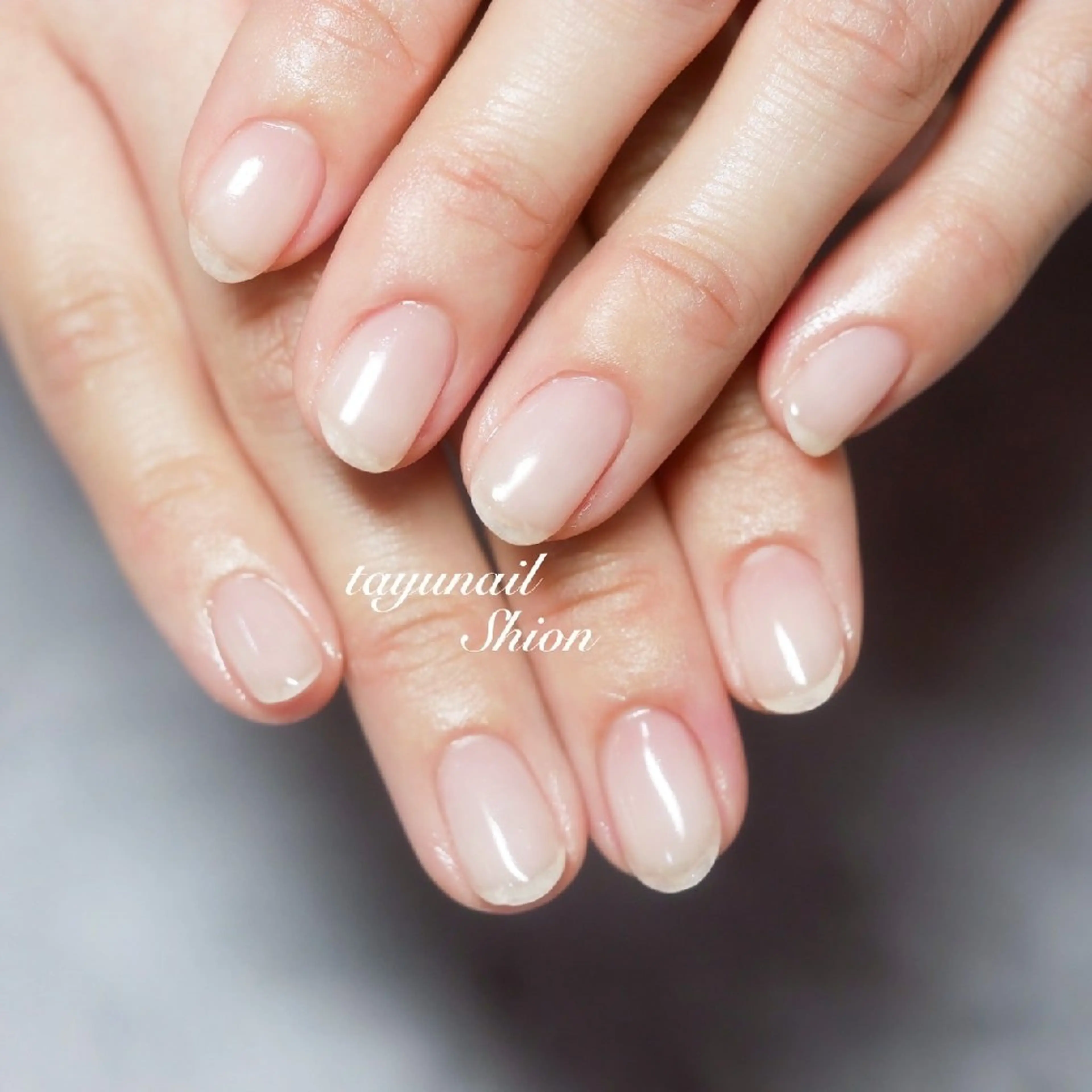 ネイル クリアネイル ジェルネイル パラジェル 冬ネイル ネイルサロン 【たゆnail】のネイルデザイン