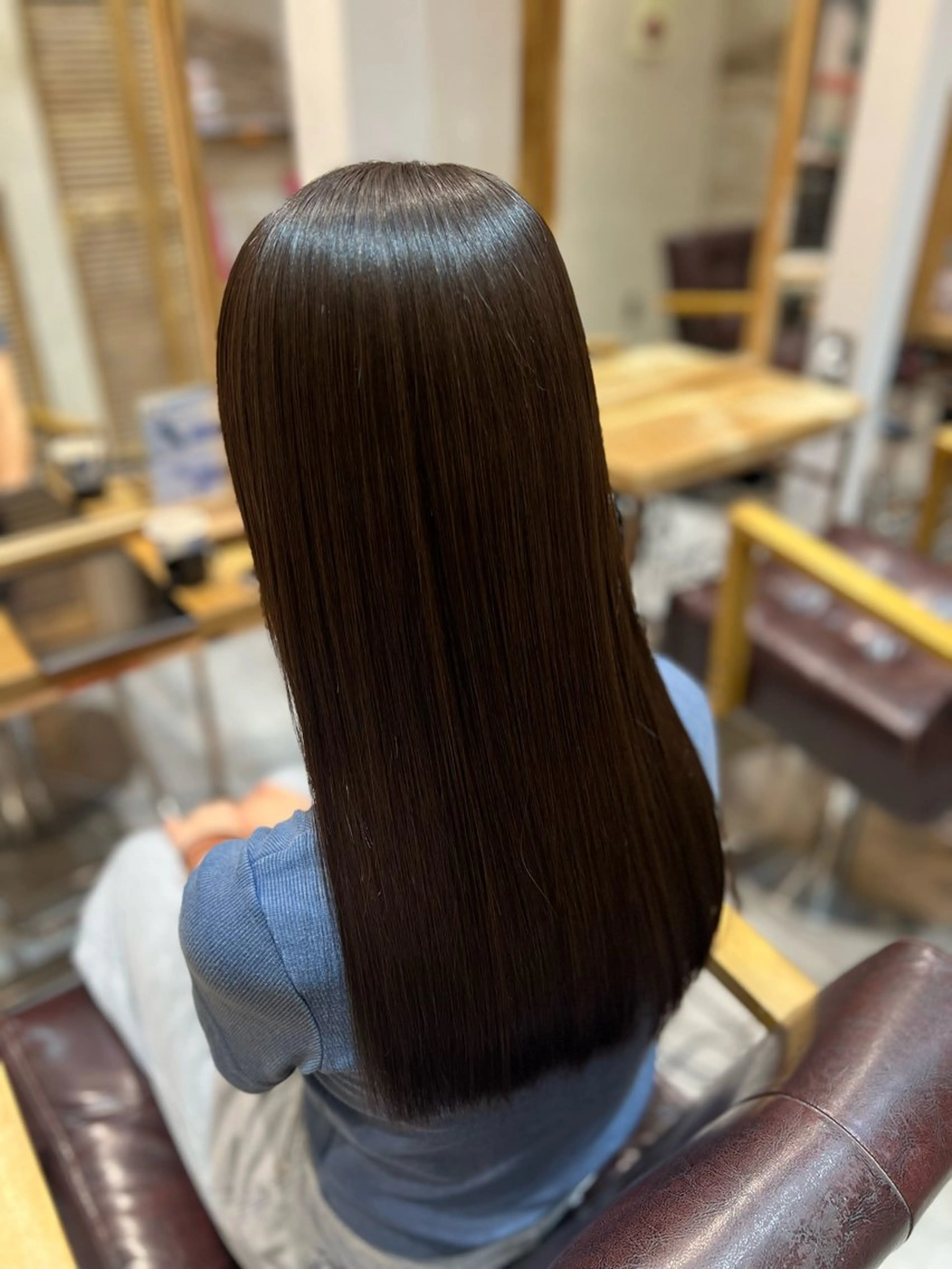 前井式髪質改善ストレートの写真