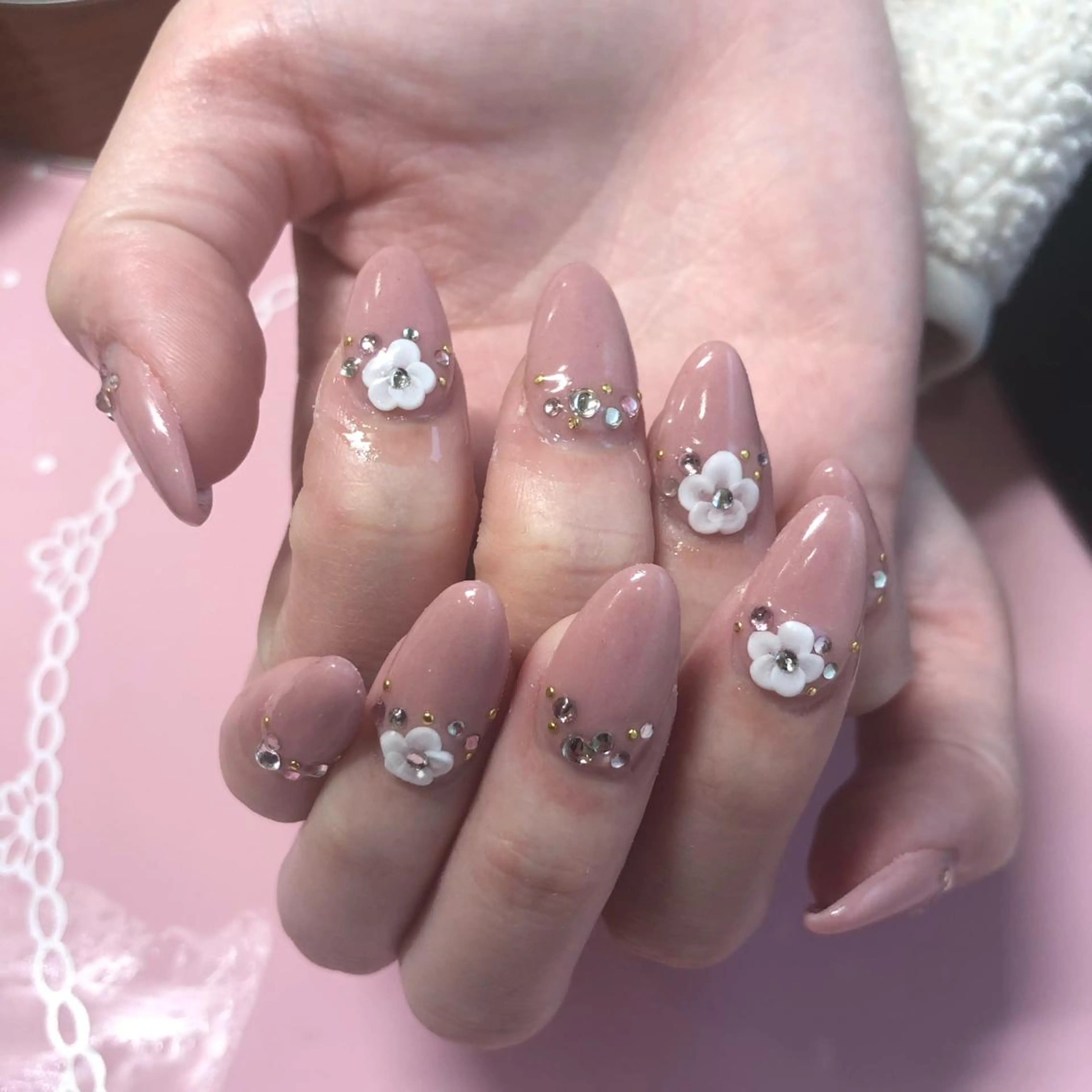 ショート ネイル ハンドネイル 《LB》ラブリエ Nail&eyeのマツエク・マツパデザイン