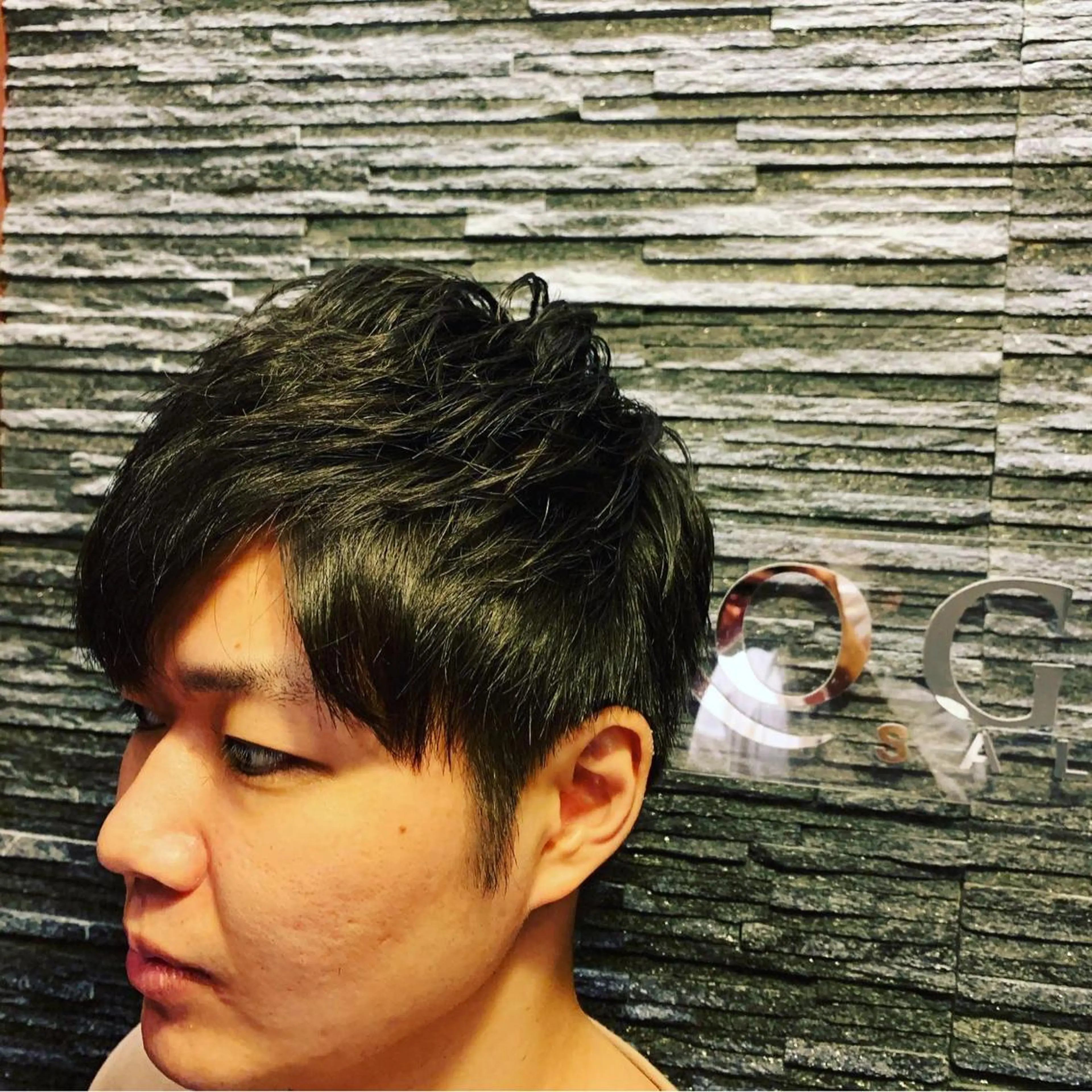 ショート パーマ メンズ ひらお あおとのヘアスタイル