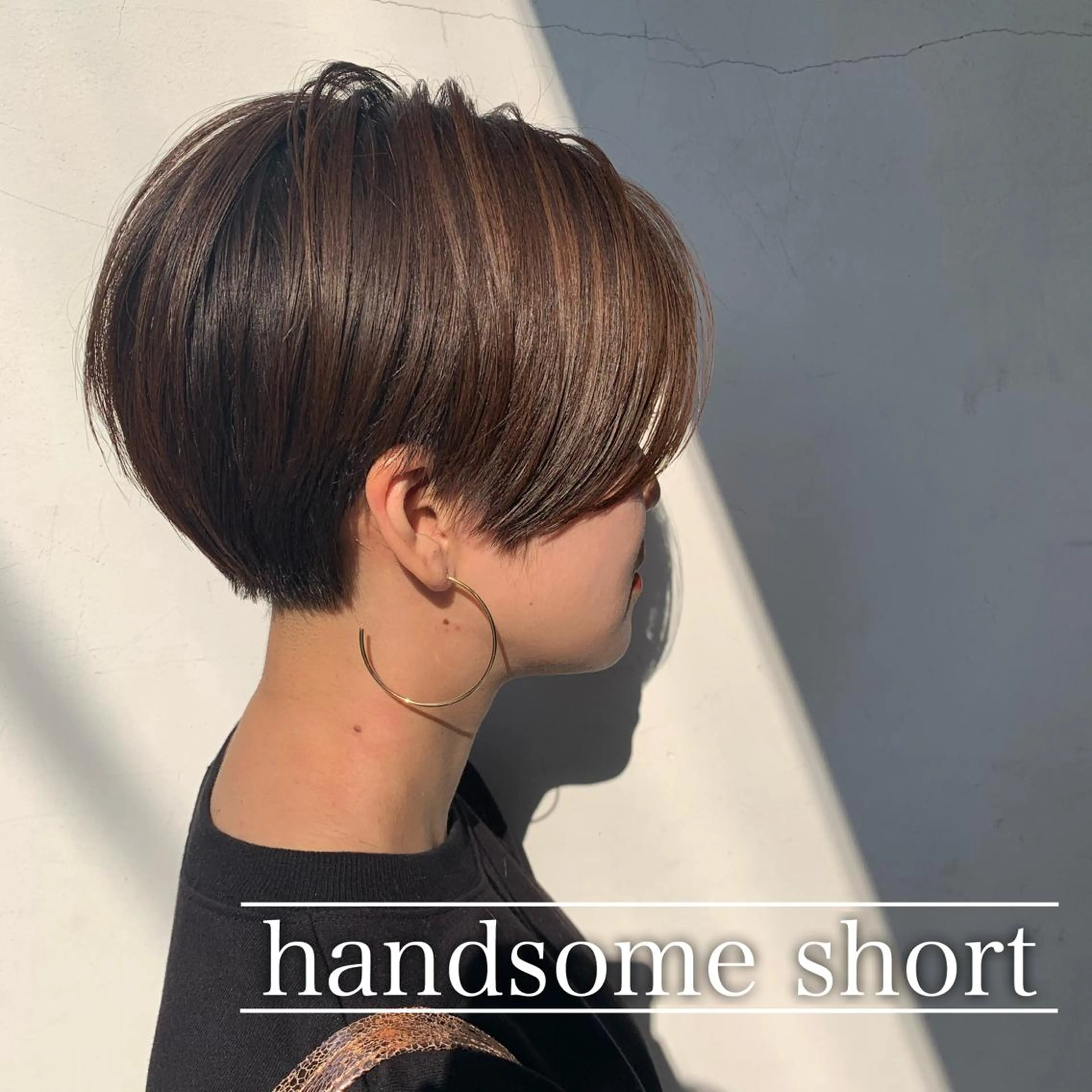 ショート ハンサムショート ショートヘア カット トリートメント 森本 裕太 / ボブのヘアスタイル