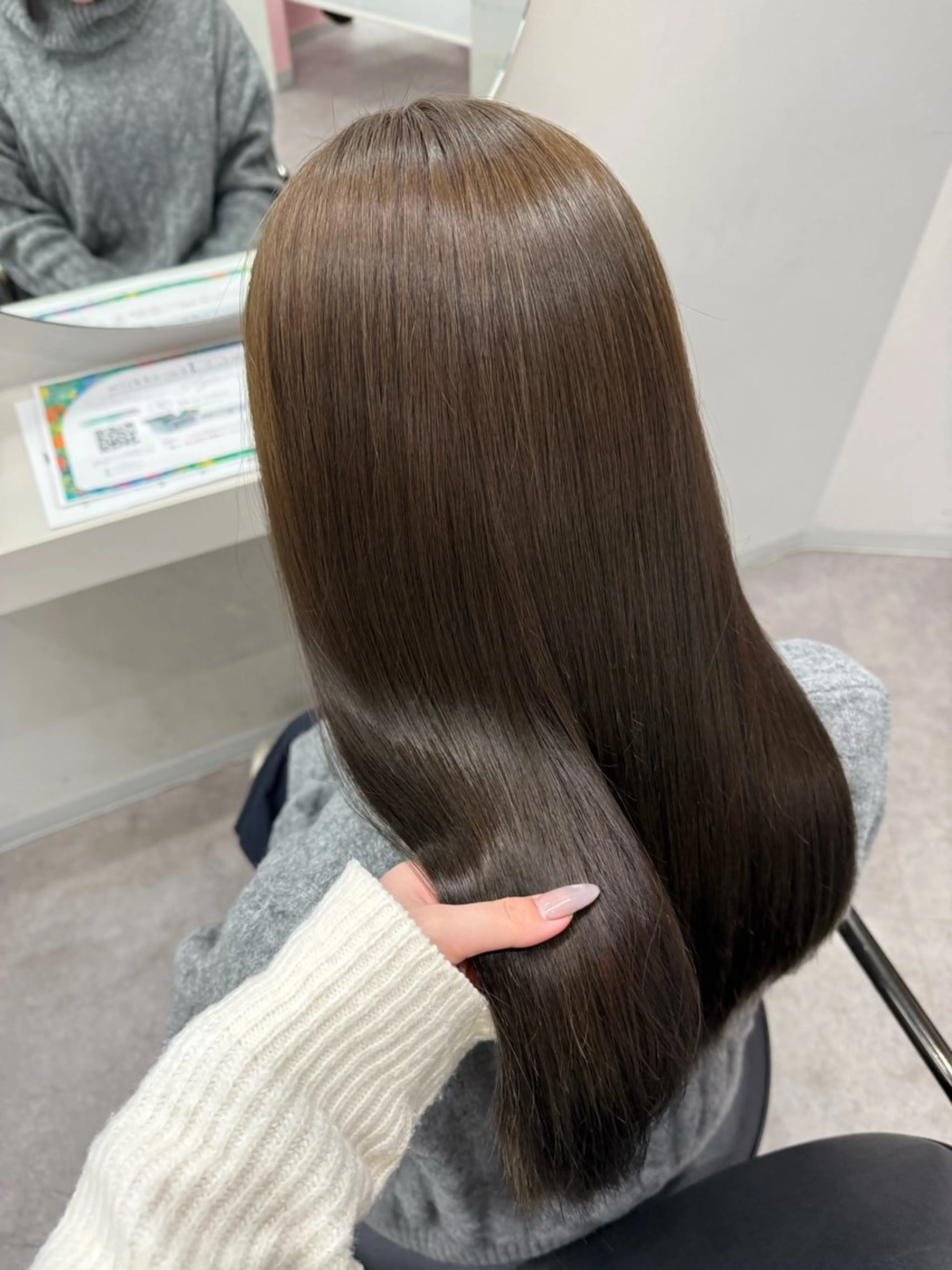 【ミニモ限定❕人気メニュー🎀】カラー➕前髪顔周りカット➕超音波トリートメント🫧   ¥14,400→¥7,000🤍の写真