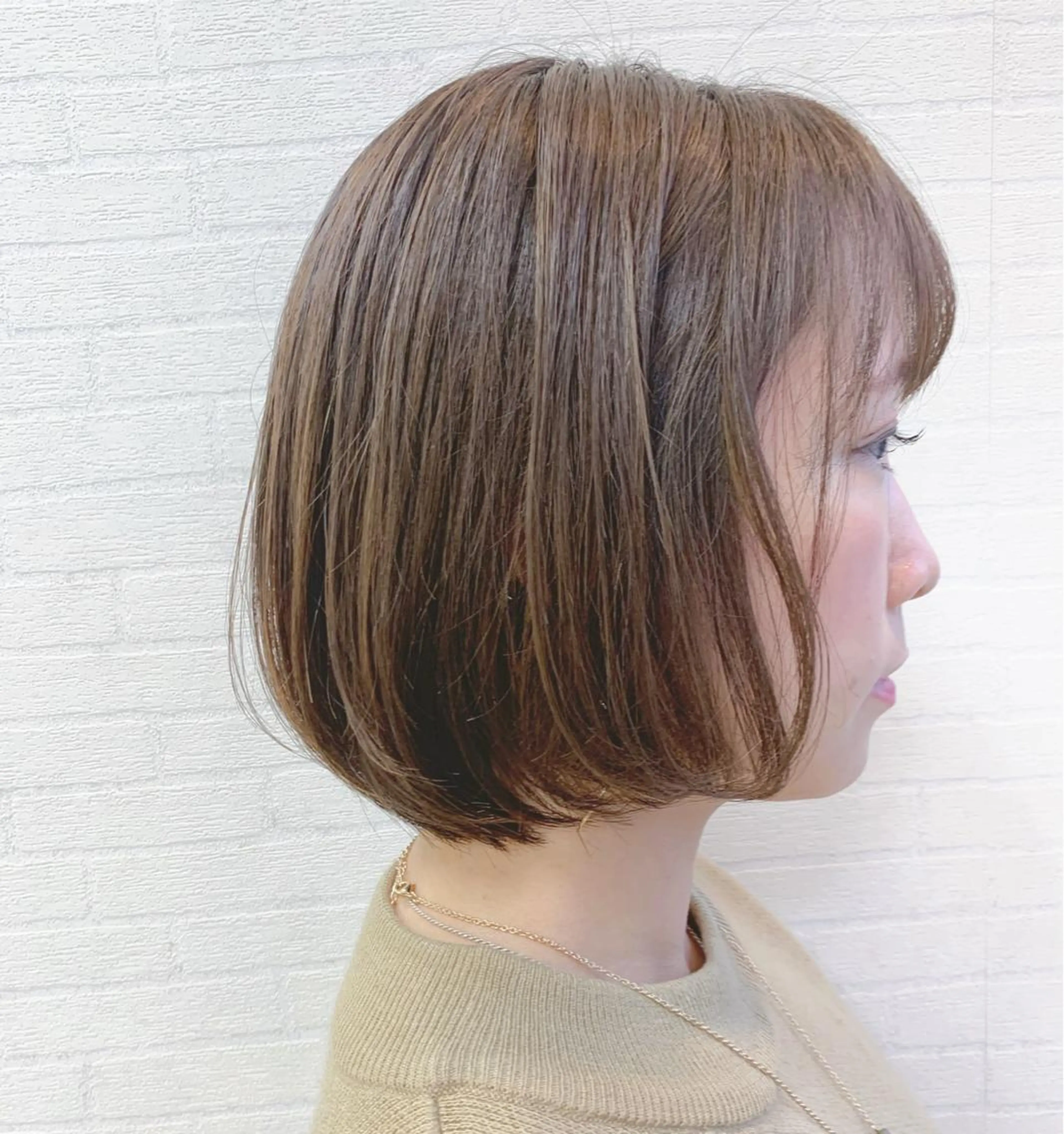 ショート カラー 切りっぱなしボブ ショートボブ ハンサムショート グレージュ ボブ カット ヘアカラー トリートメント 初めてのショート お任せください✂️のヘアスタイル